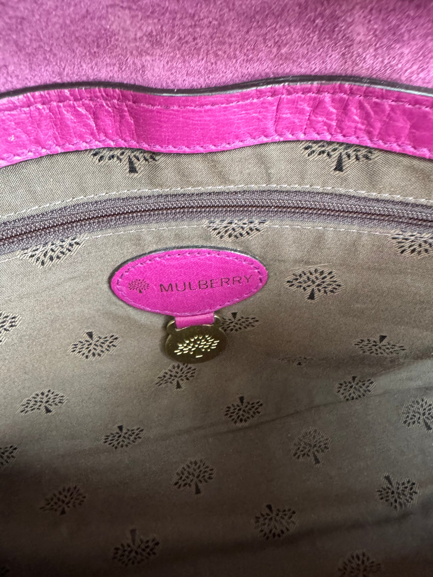 Mulberry Alexa Clutch - Plum