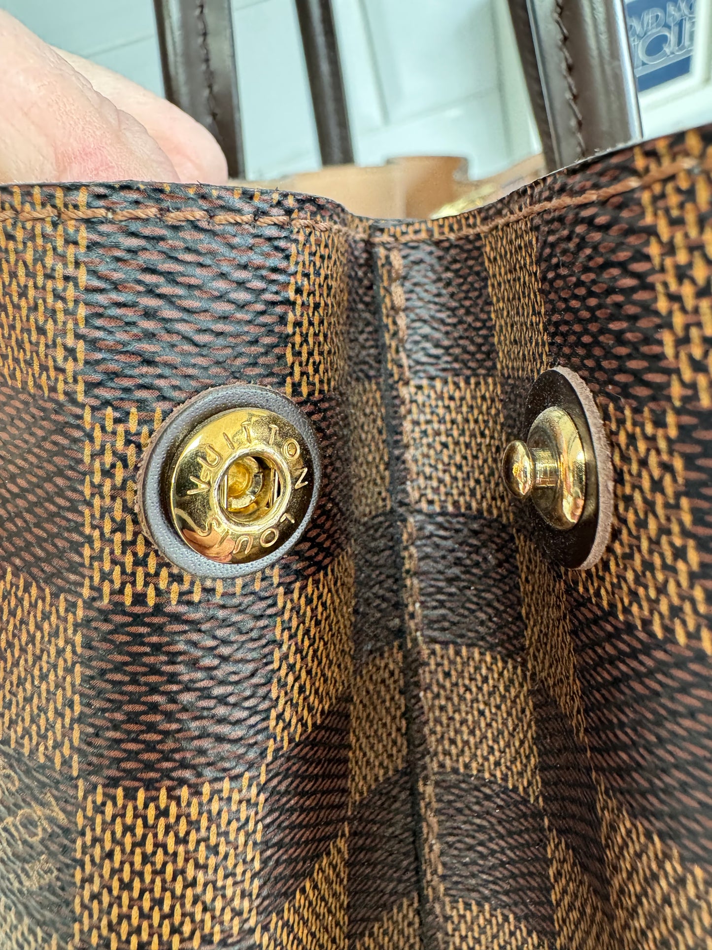 Louis Vuitton Kensington Tote - Damier Ebene