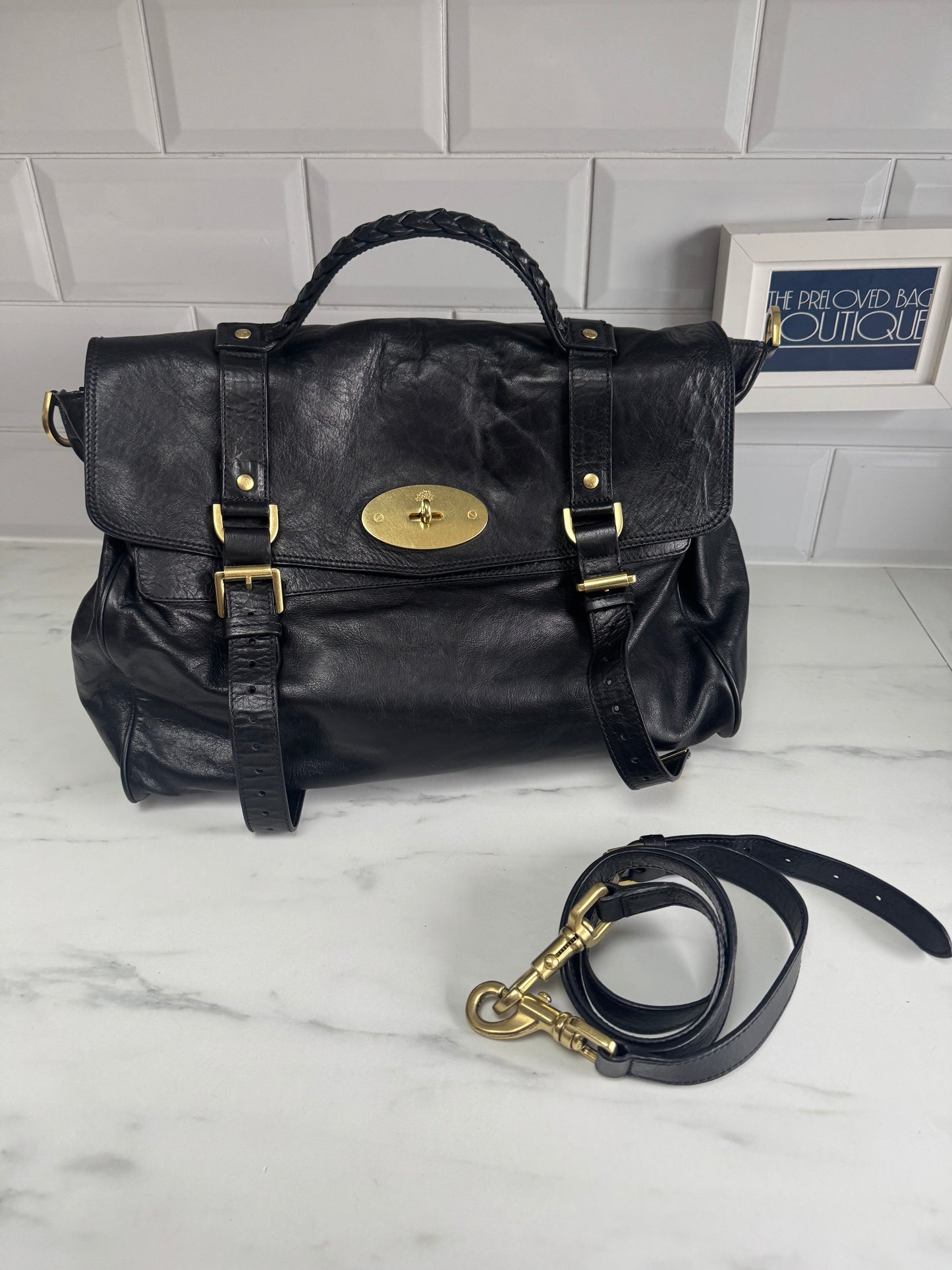 Mulberry Oversized Alexa - Black