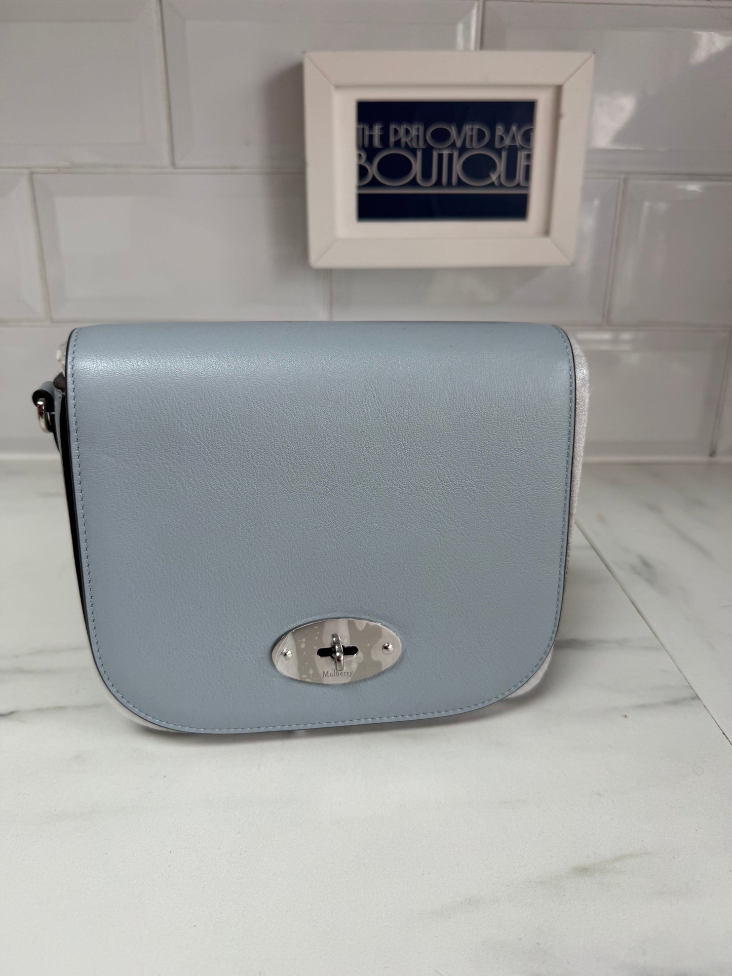 Mulberry Darley Satchel - Cloud