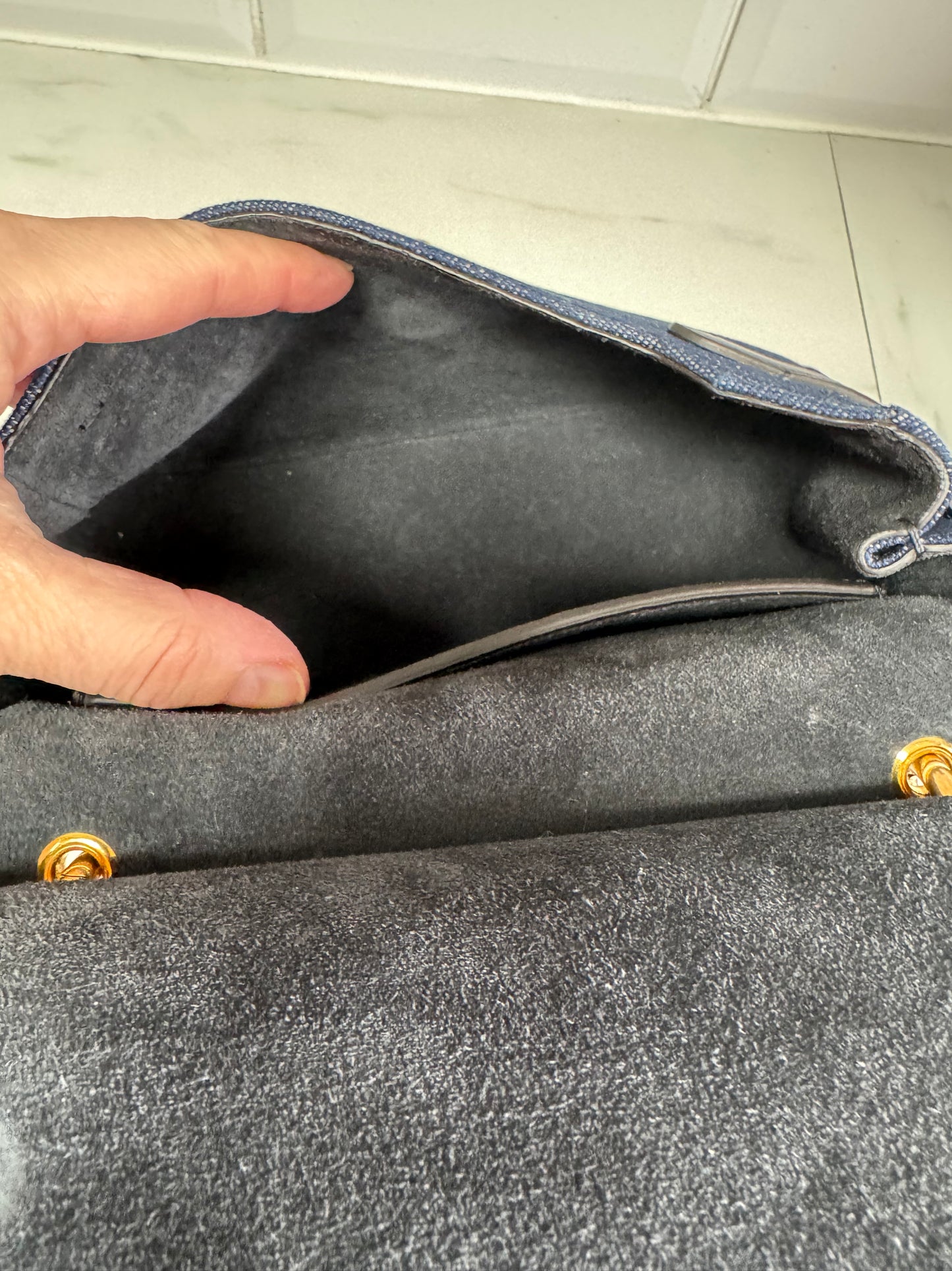 Mulberry Small Amberley - Denim