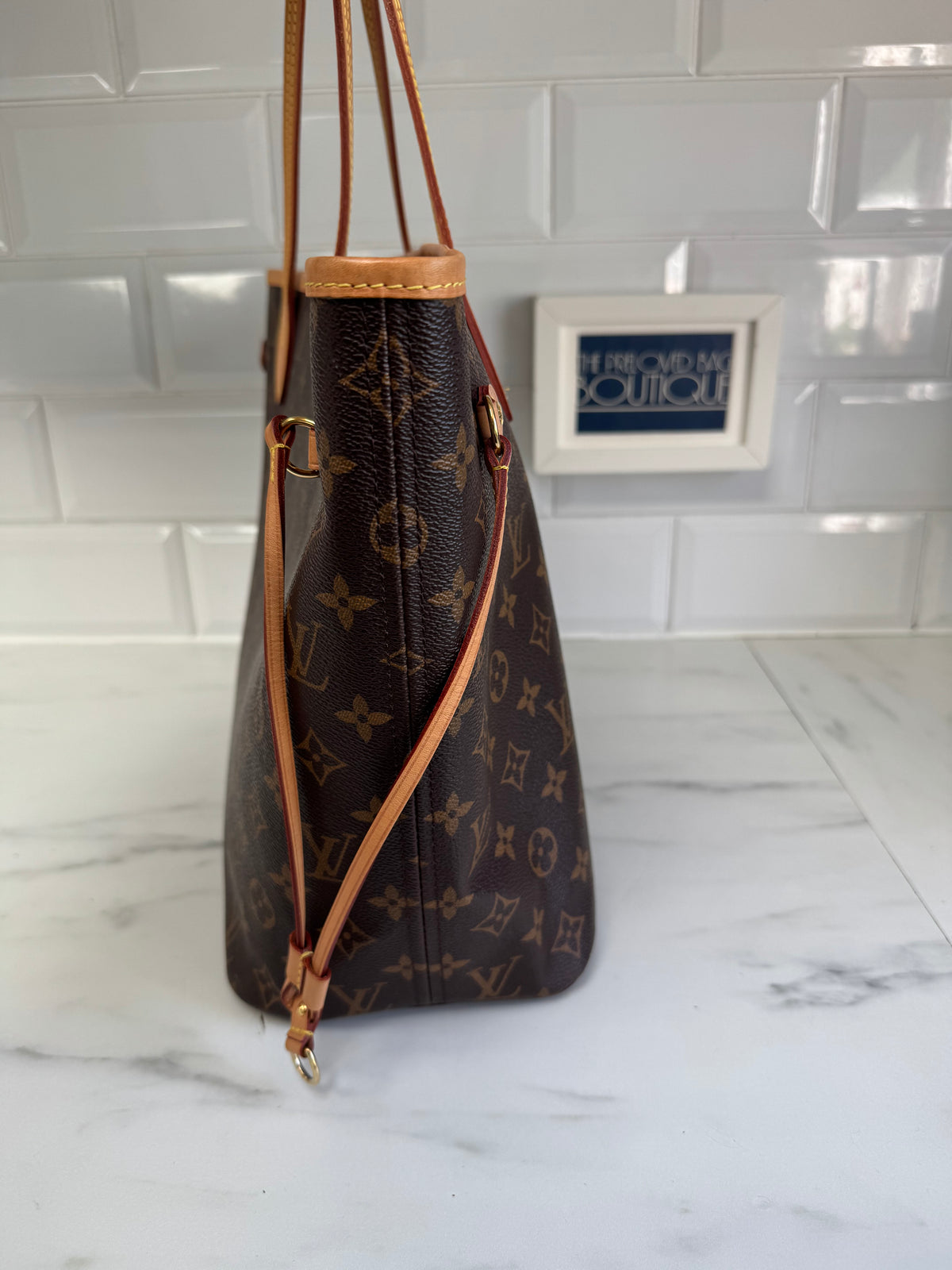 Louis Vuitton MM Neverfull & Pouch- Monogram Cerises