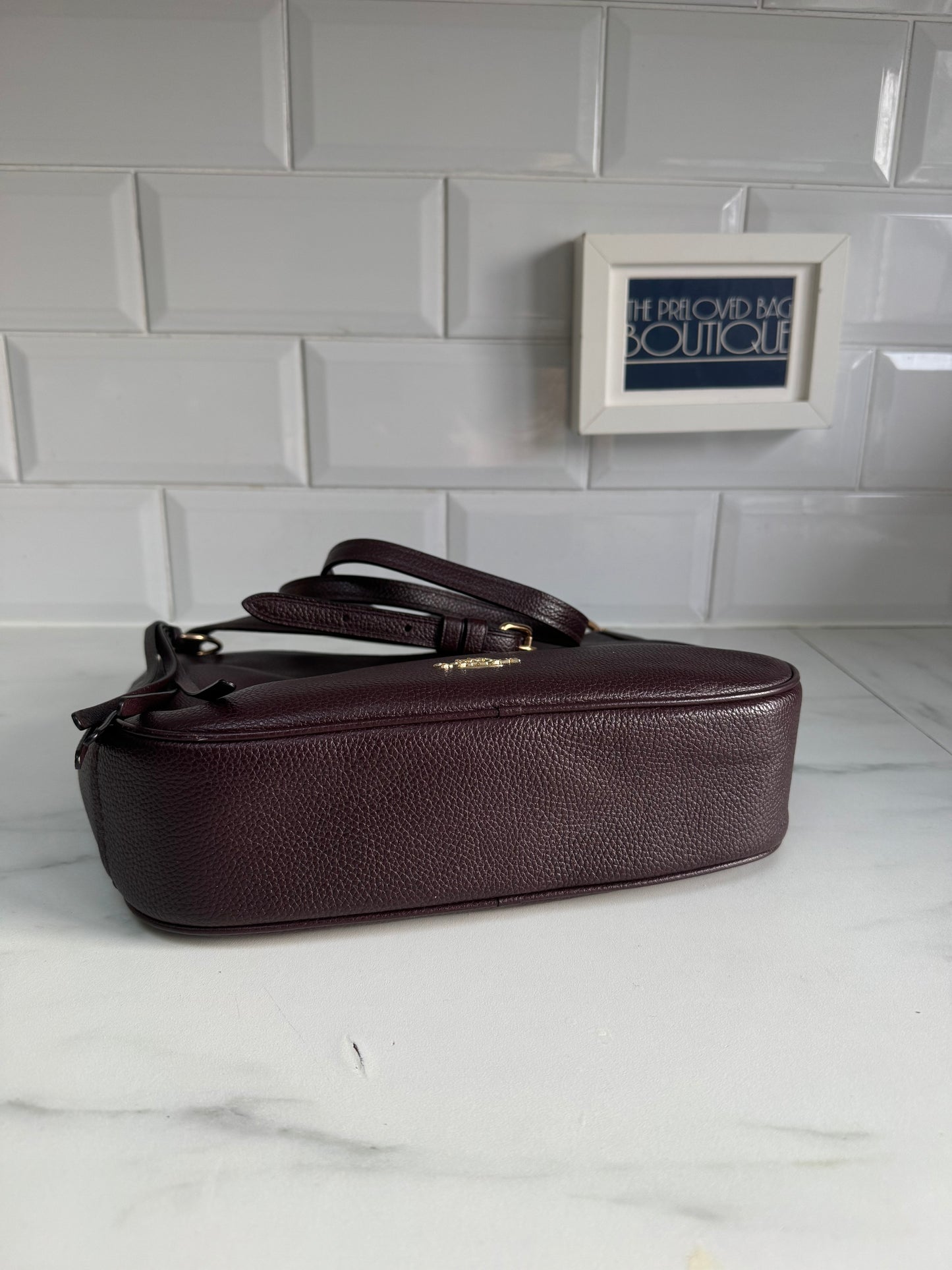 Coach Chaise Crossbody Bag - Burgundy