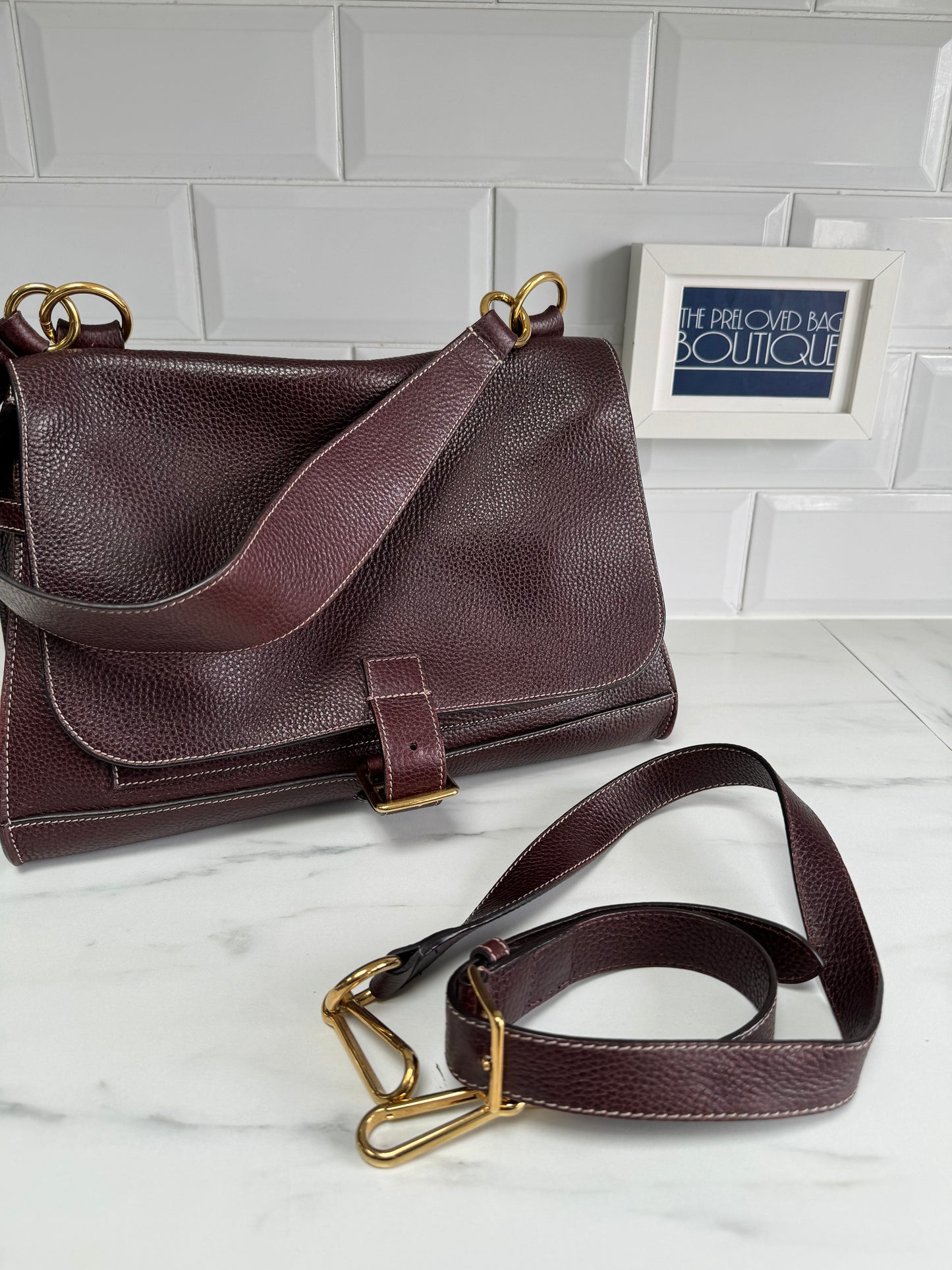 Mulberry Chiltern Satchel - Oxblood