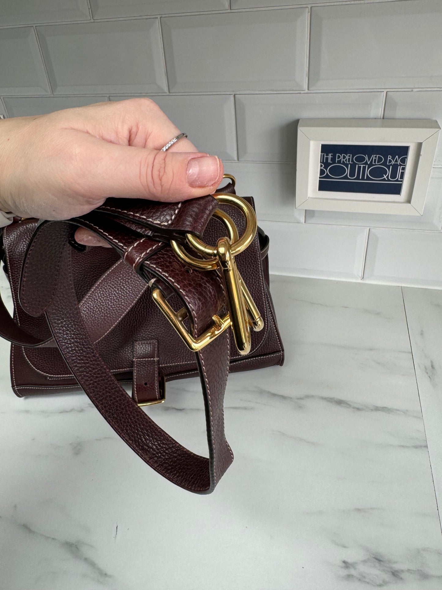 Mulberry Chiltern Satchel - Oxblood