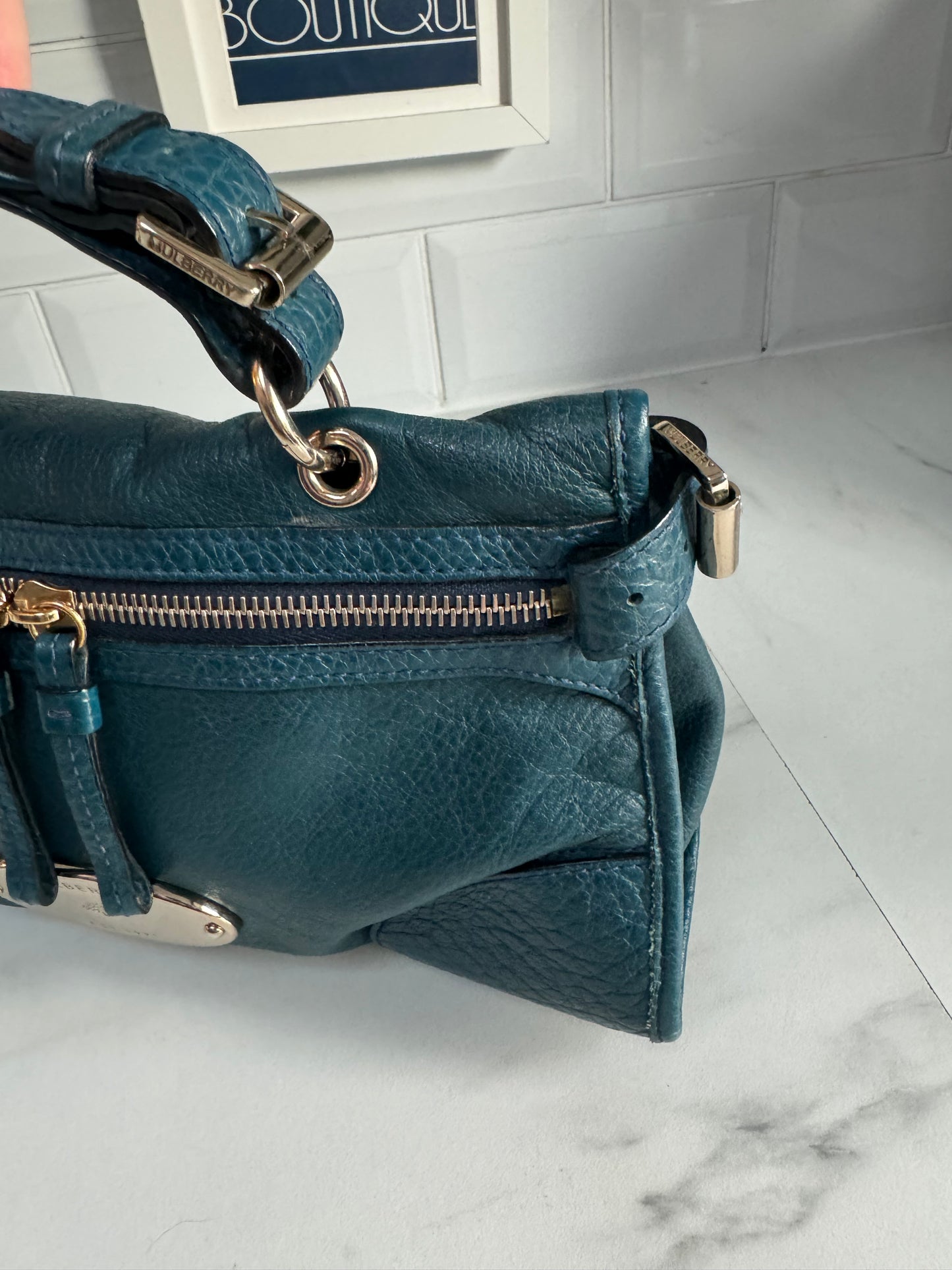 Mulberry Small Taylor - Petrol Blue