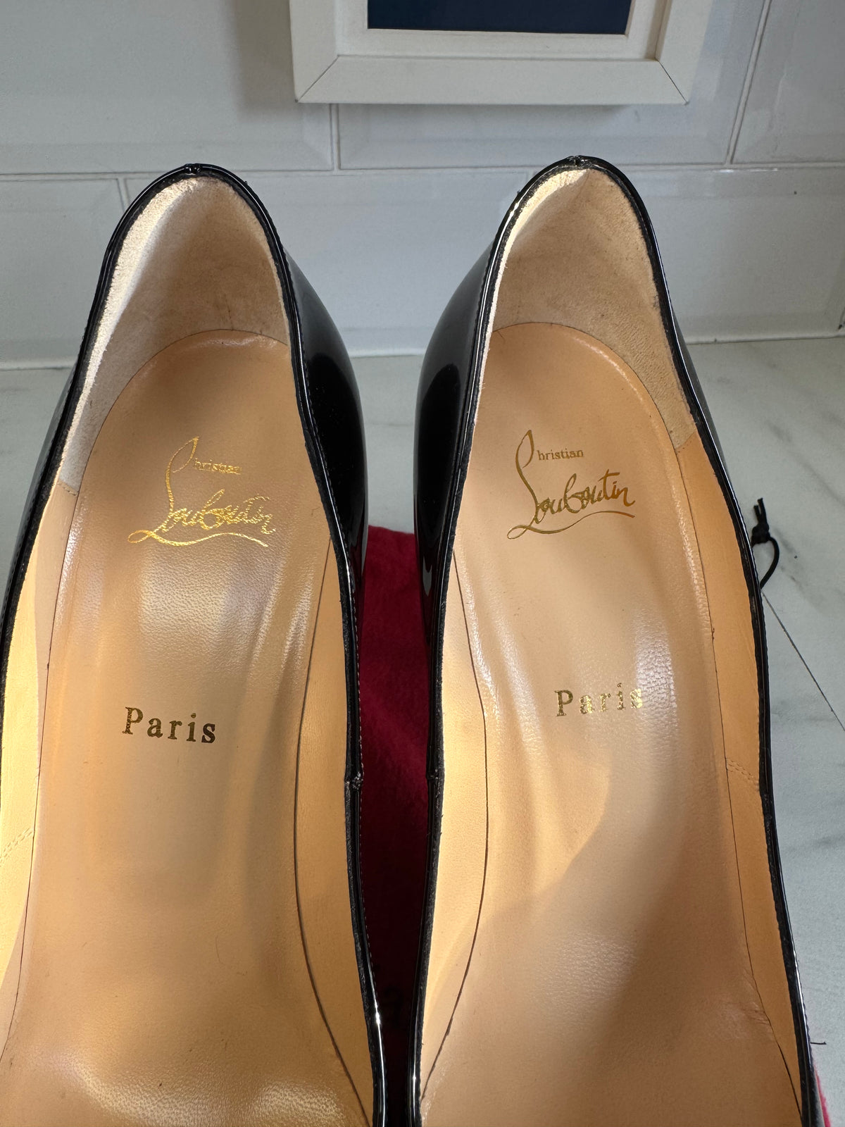 Christian Louboutin New Very Privé 120mm Open Toe Pumps - Black