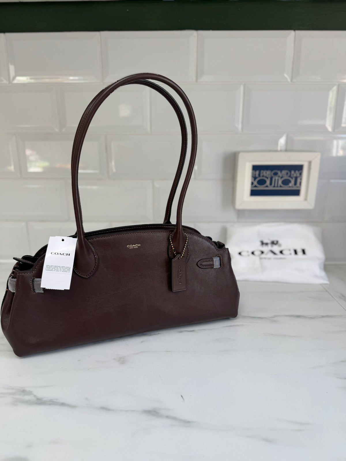 Coach Empire Carryall 34- Chocolate Brown