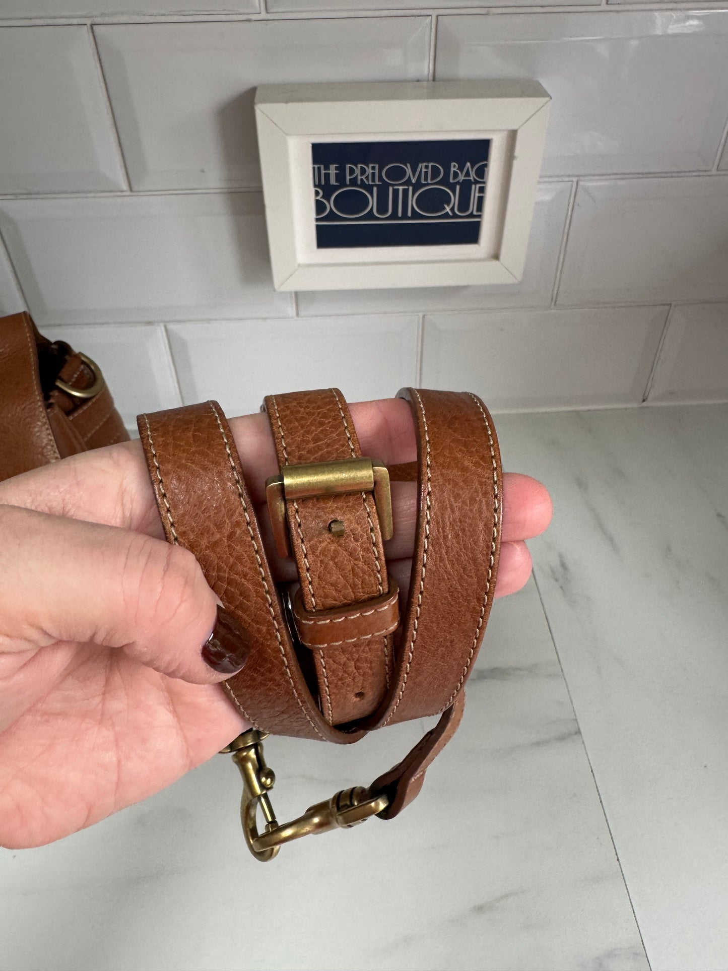Mulberry SmallBayswater Satchel - Oak