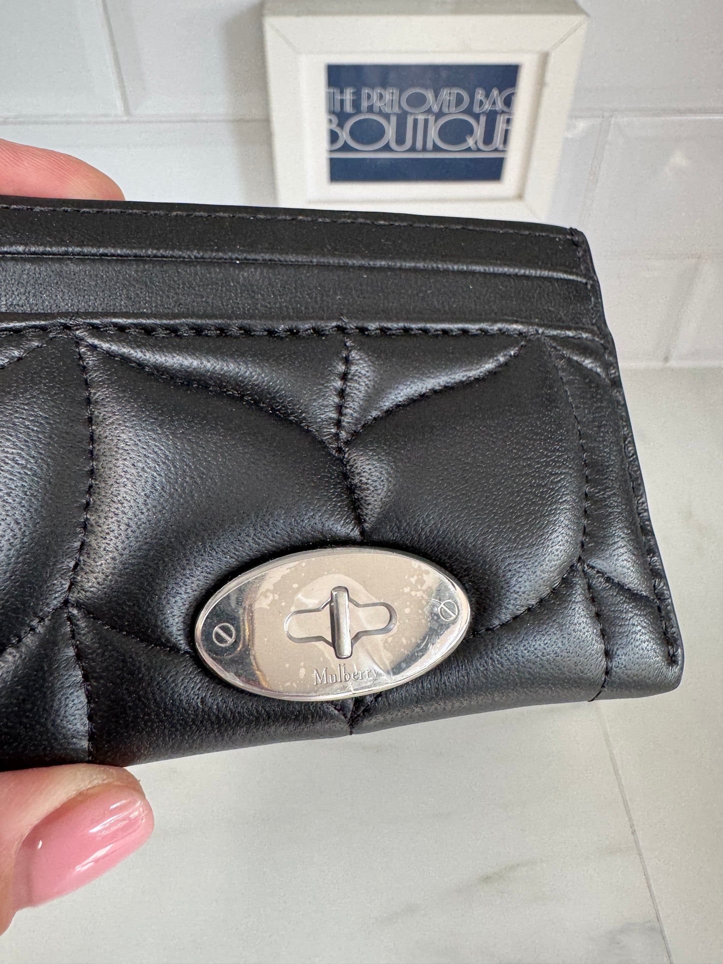 Mulberry Softie Card Holder - Black