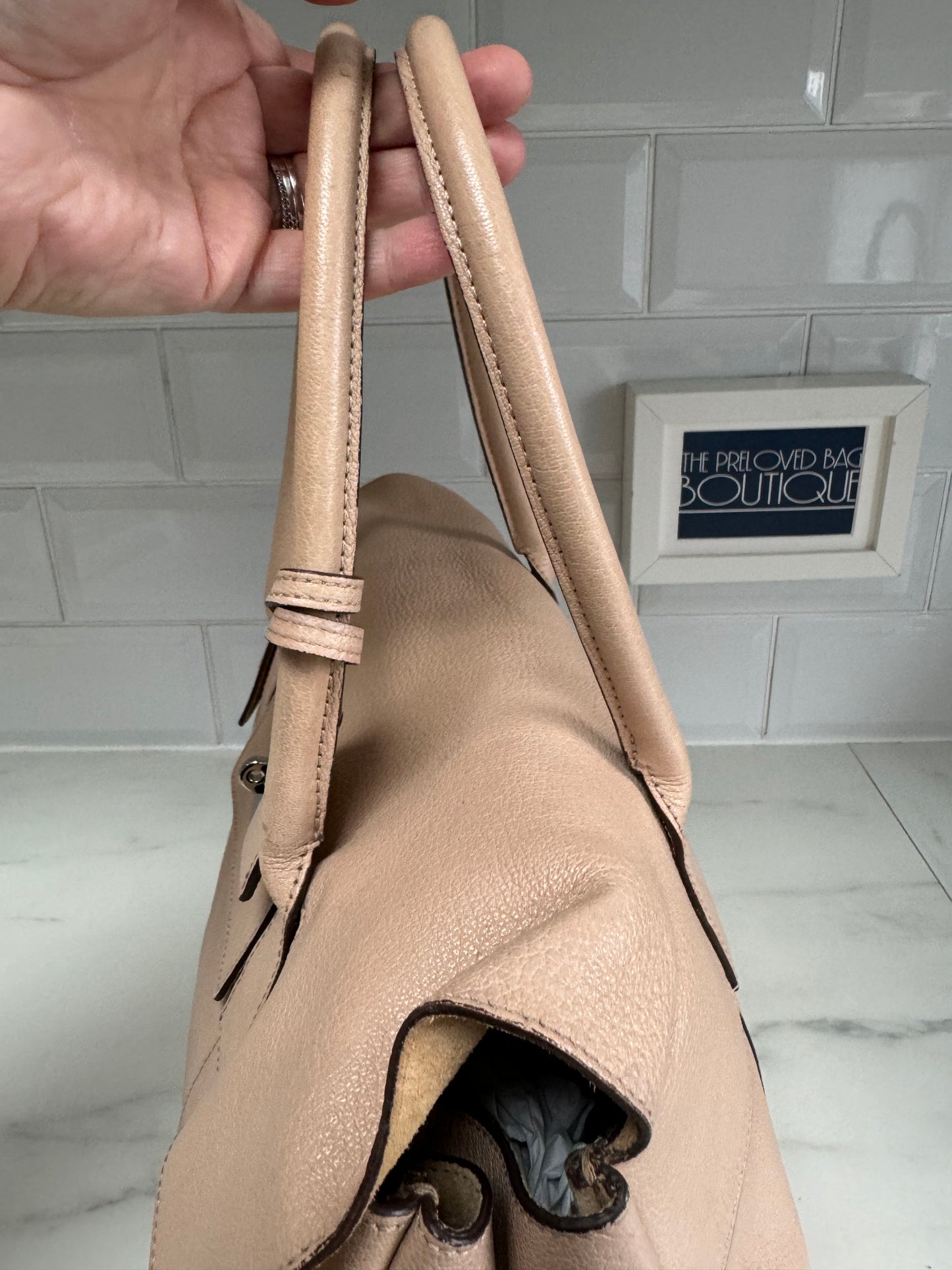 Mulberry Bayswater - putty/neutral/nude