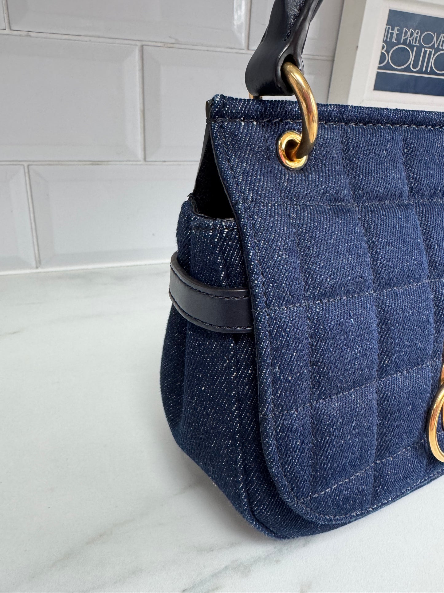 Mulberry Small Amberley - Denim