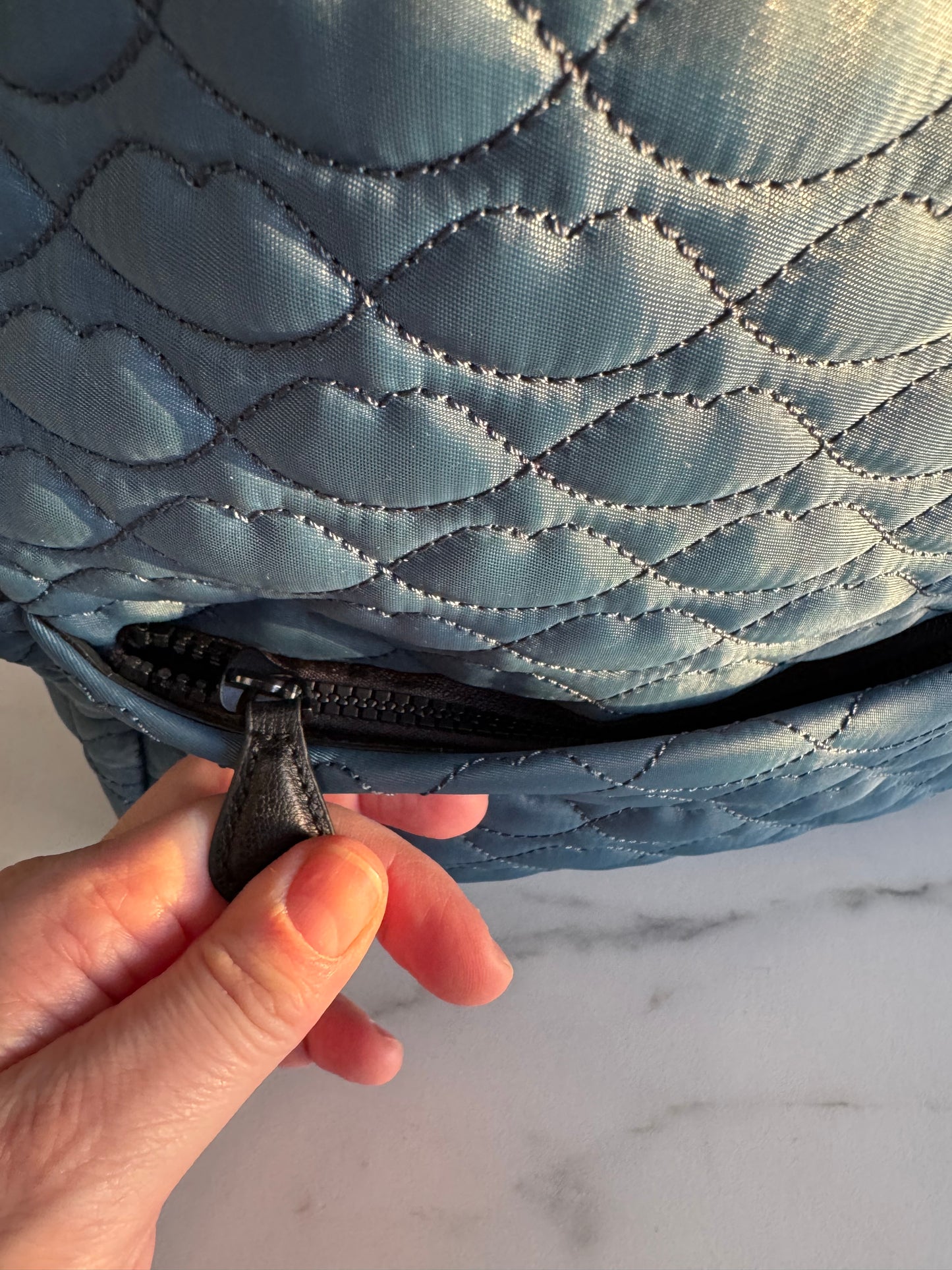 Lulu Guinness Tony Lips Backpack - Ink Blue