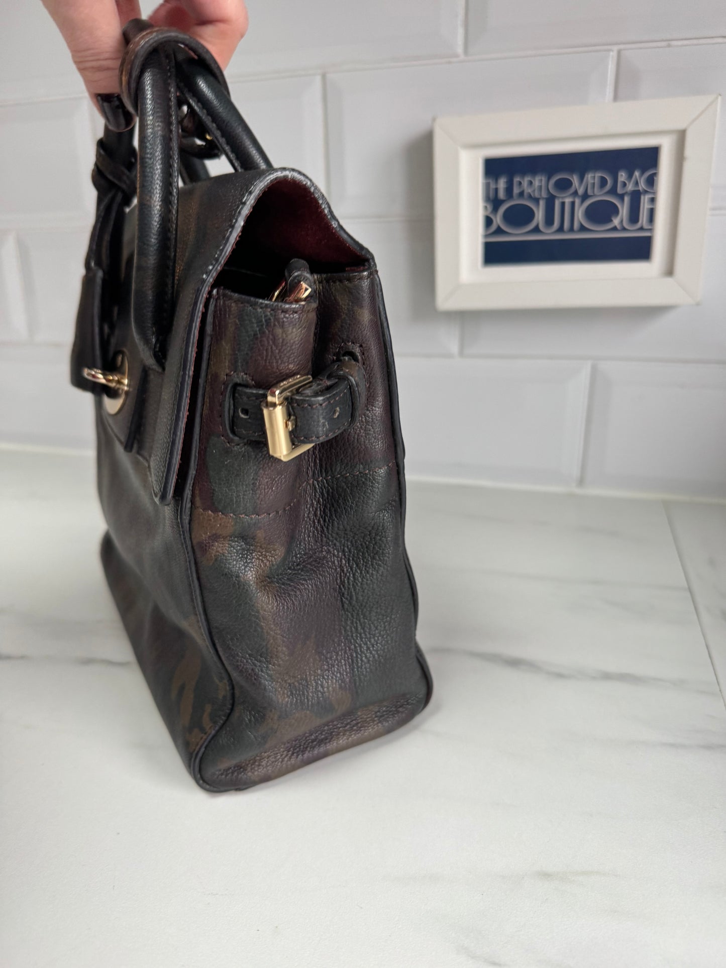 Mulberry Cara Delevigne Limited Edition Mini Backpack - khaki Green Camouflage