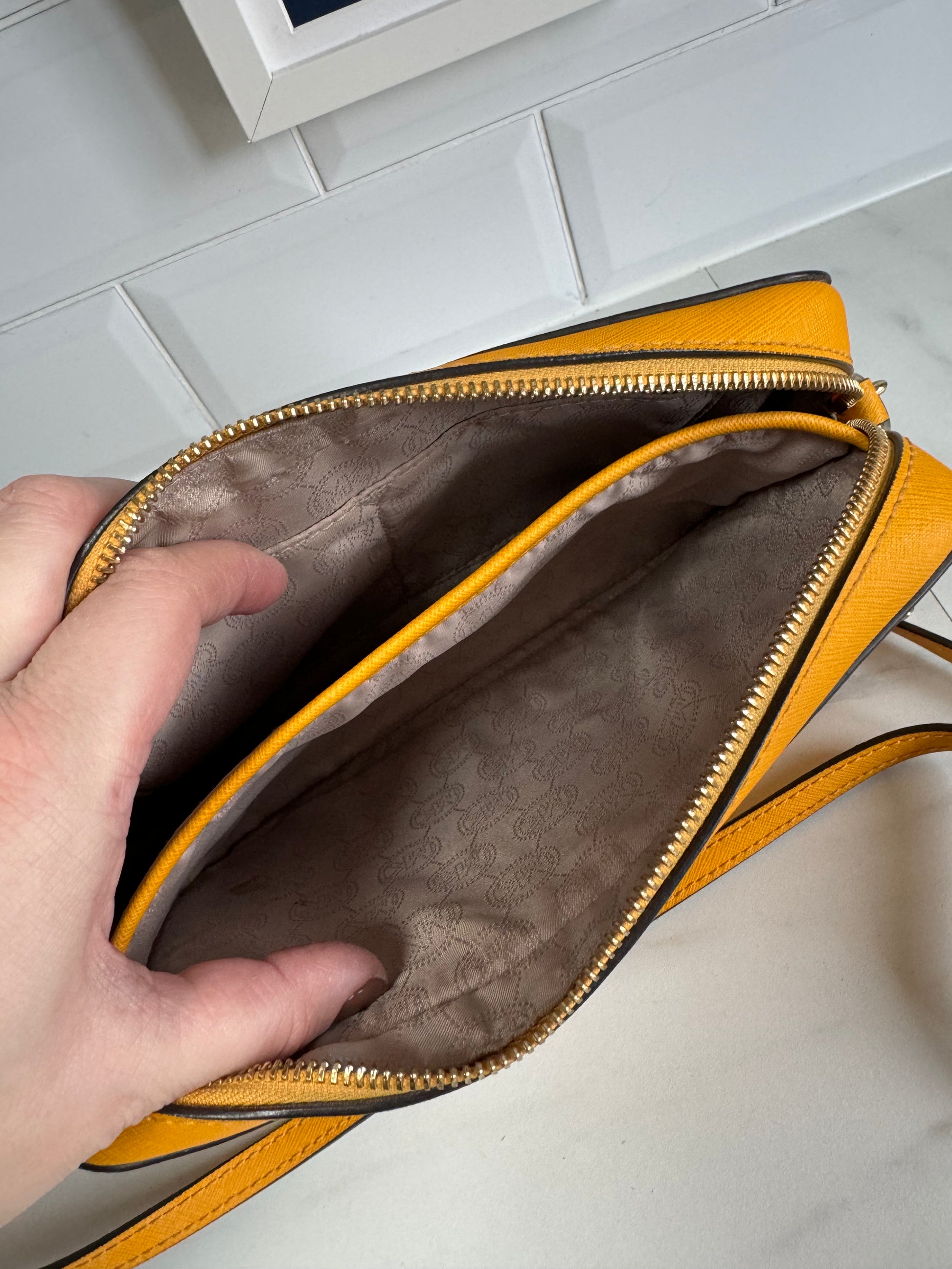 Yellow sales mk bag
