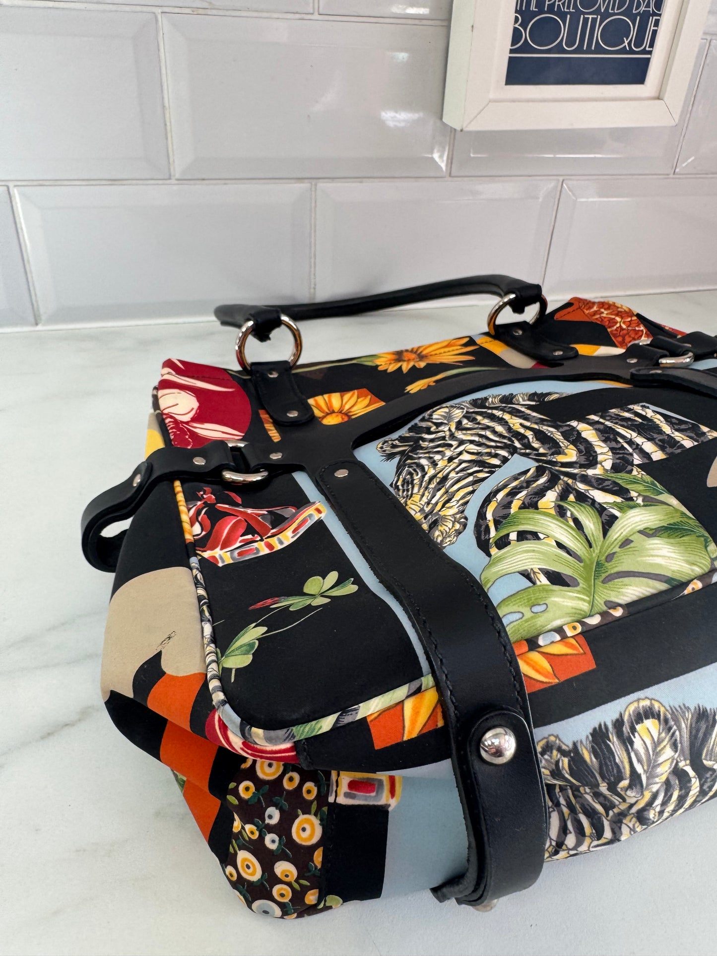 Salvatore Feragamo Tote - Black, Red, Brown, Orange