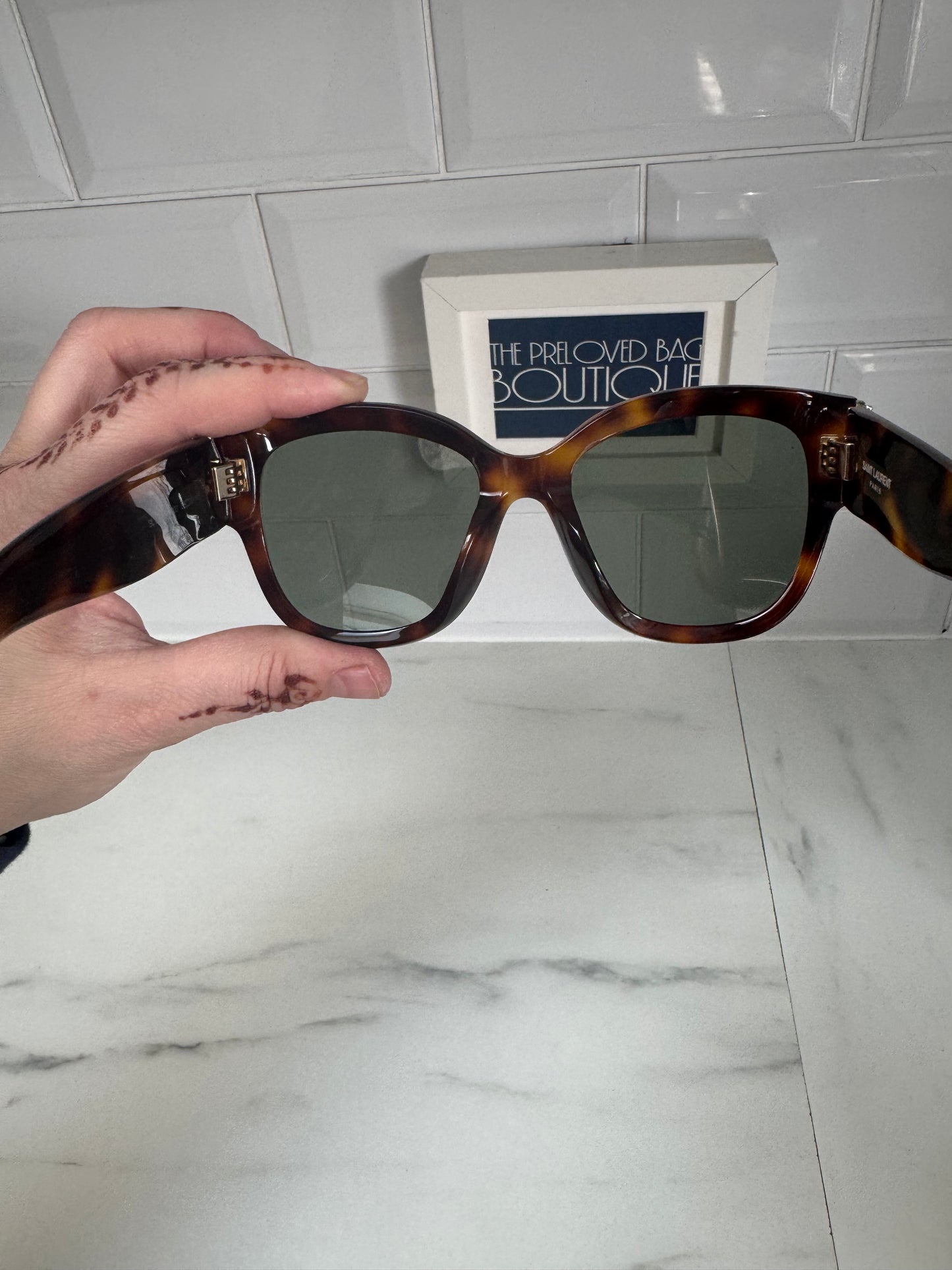 Saint Laurent (YSL) Sun SL/M95 Sunglasses - tortoiseshell