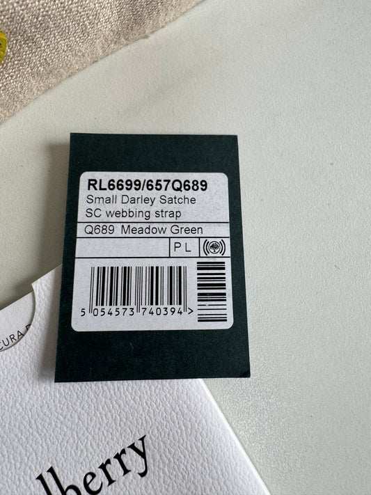 Mulberry Small Darley Satchel - Meadow Green