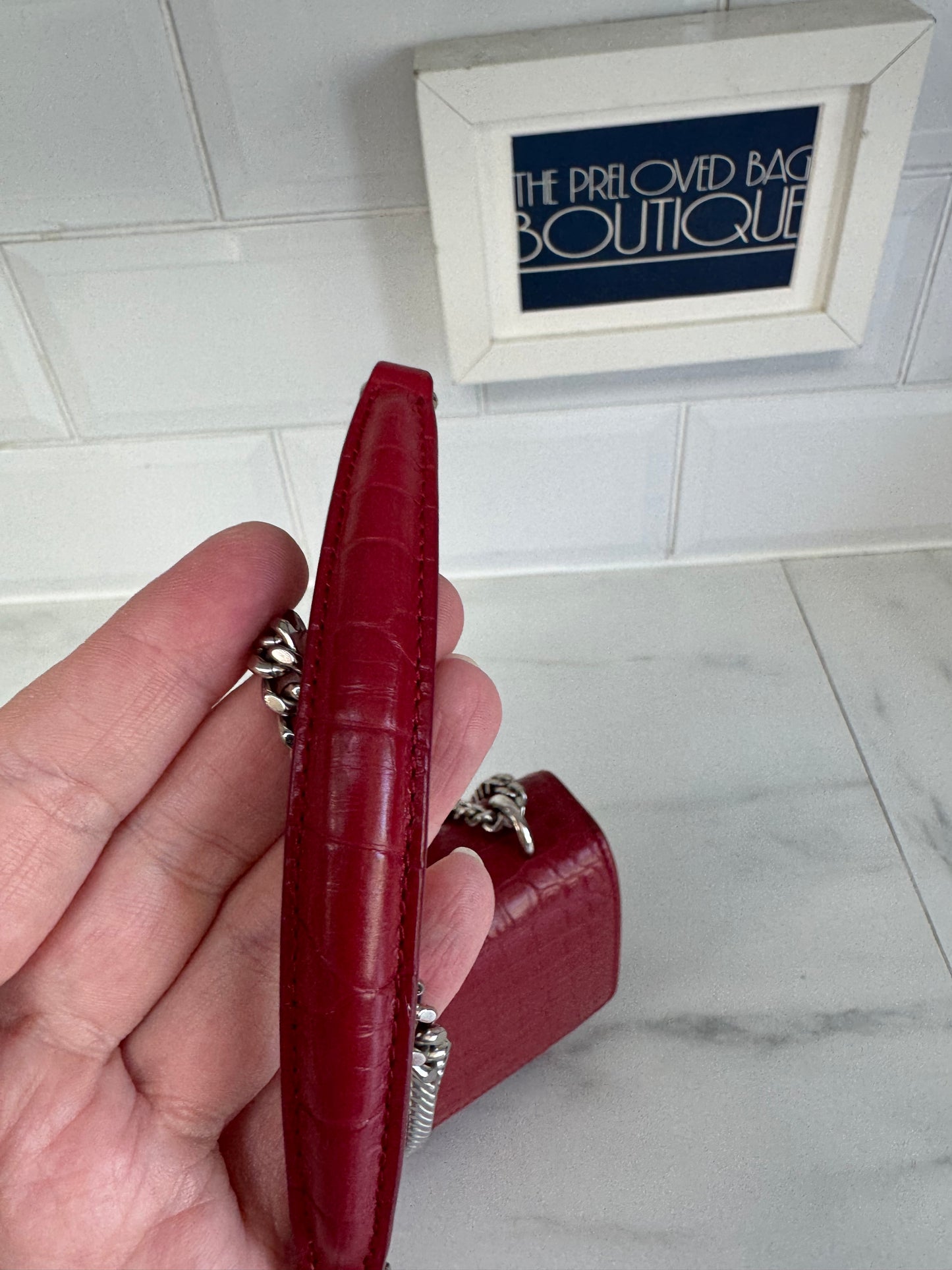 Saint Laurent Mini Sunset - Red