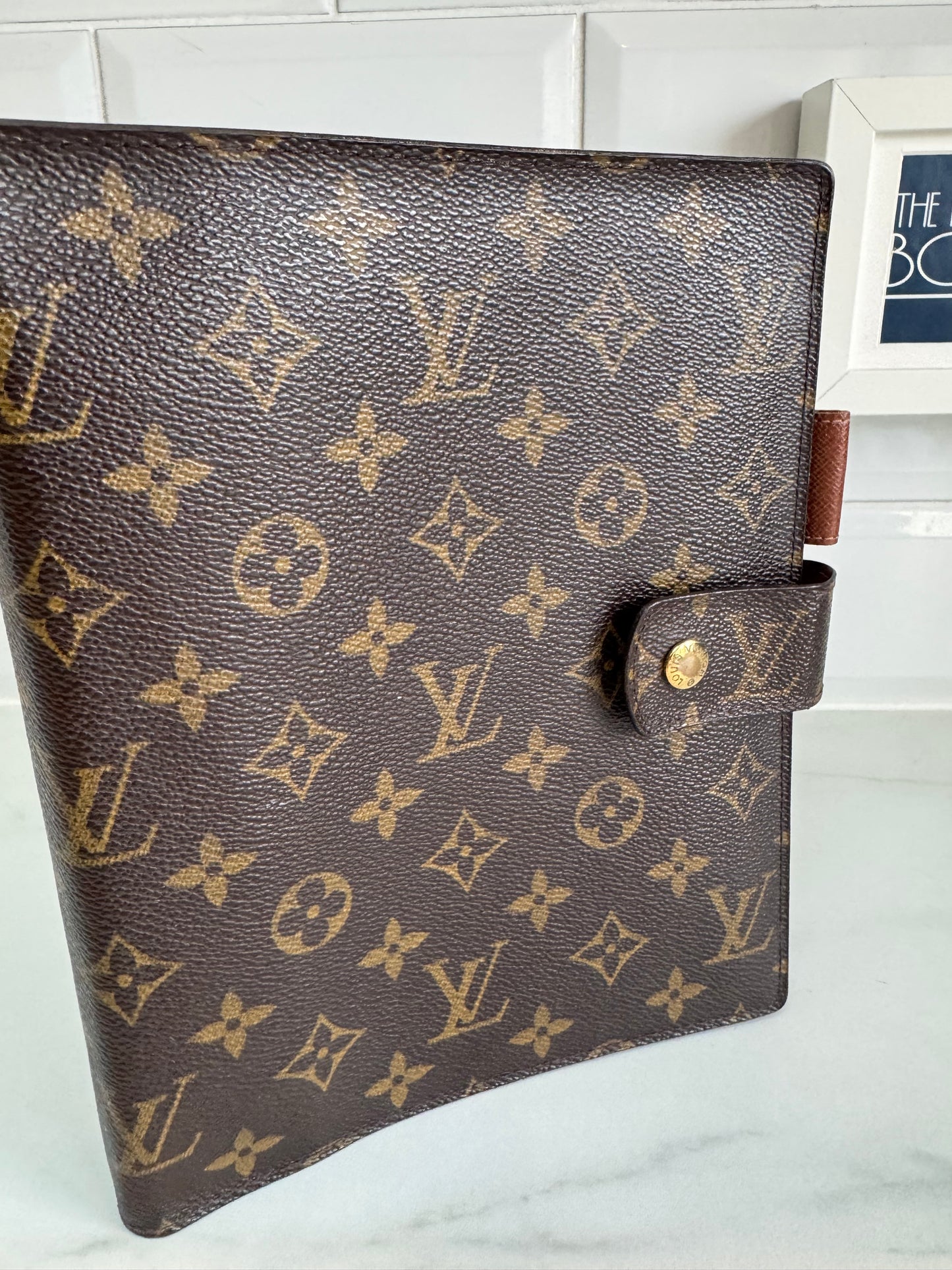 Louis Vuitton Large Ring Agenda Cover - Monogram Brown