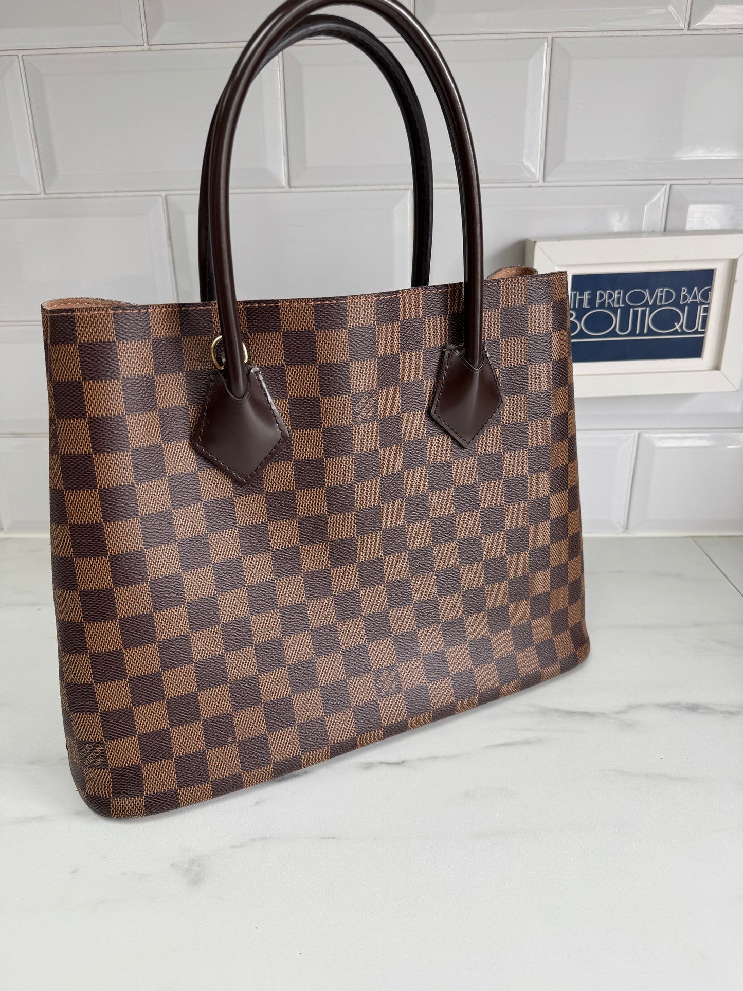 Louis Vuitton Kensington Tote - Damier Ebene