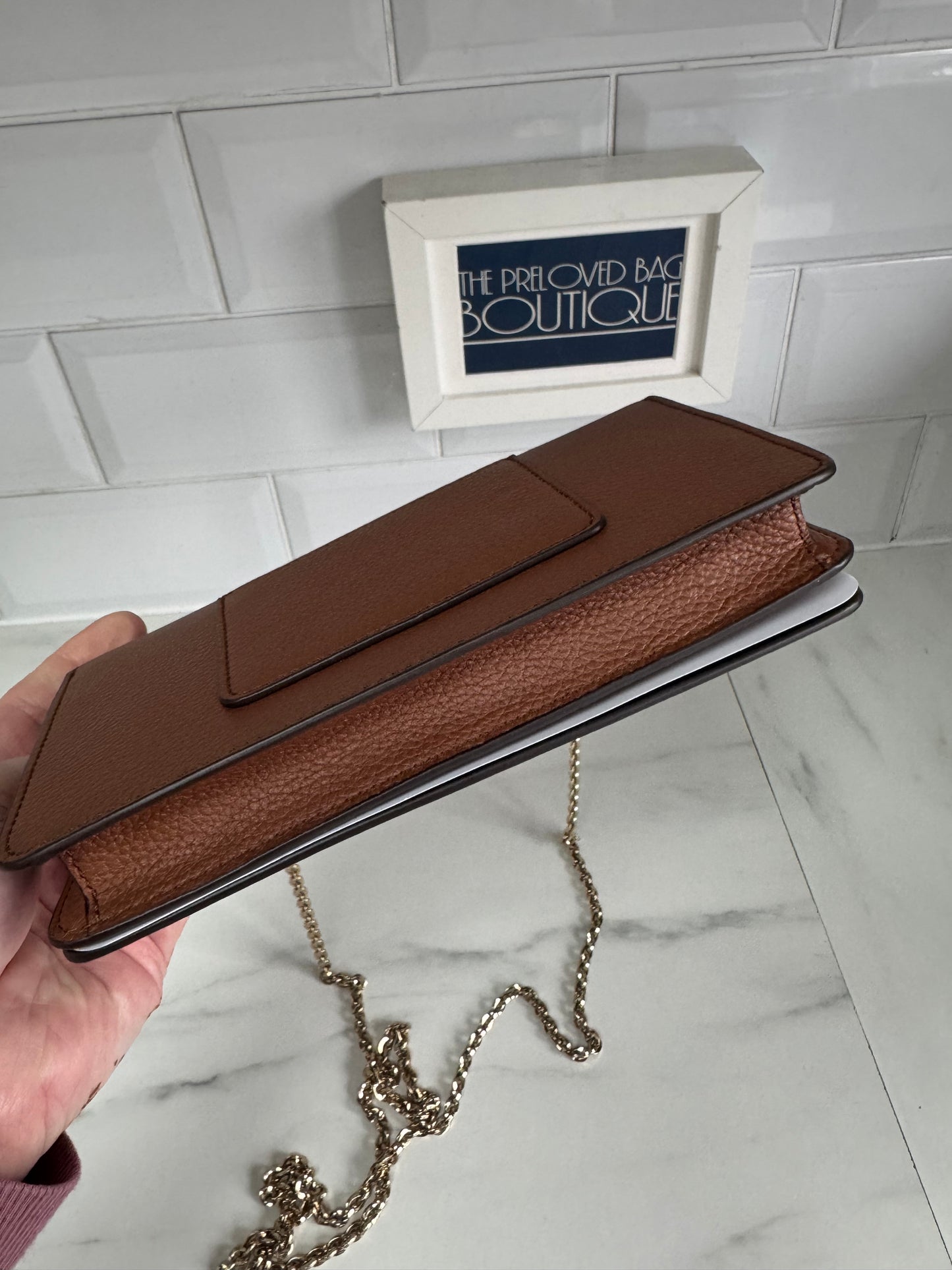 Mulberry Bayswater Clutch - Oak