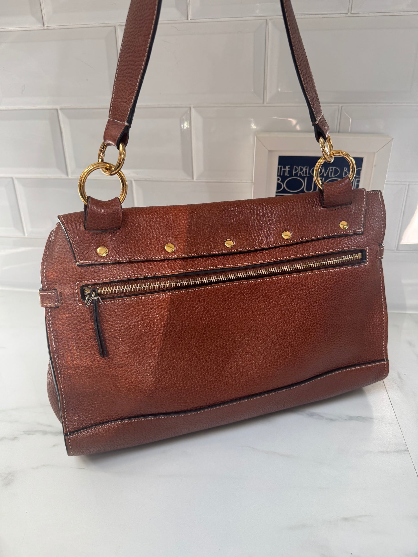 Mulberry Chiltern Satchel - Oak