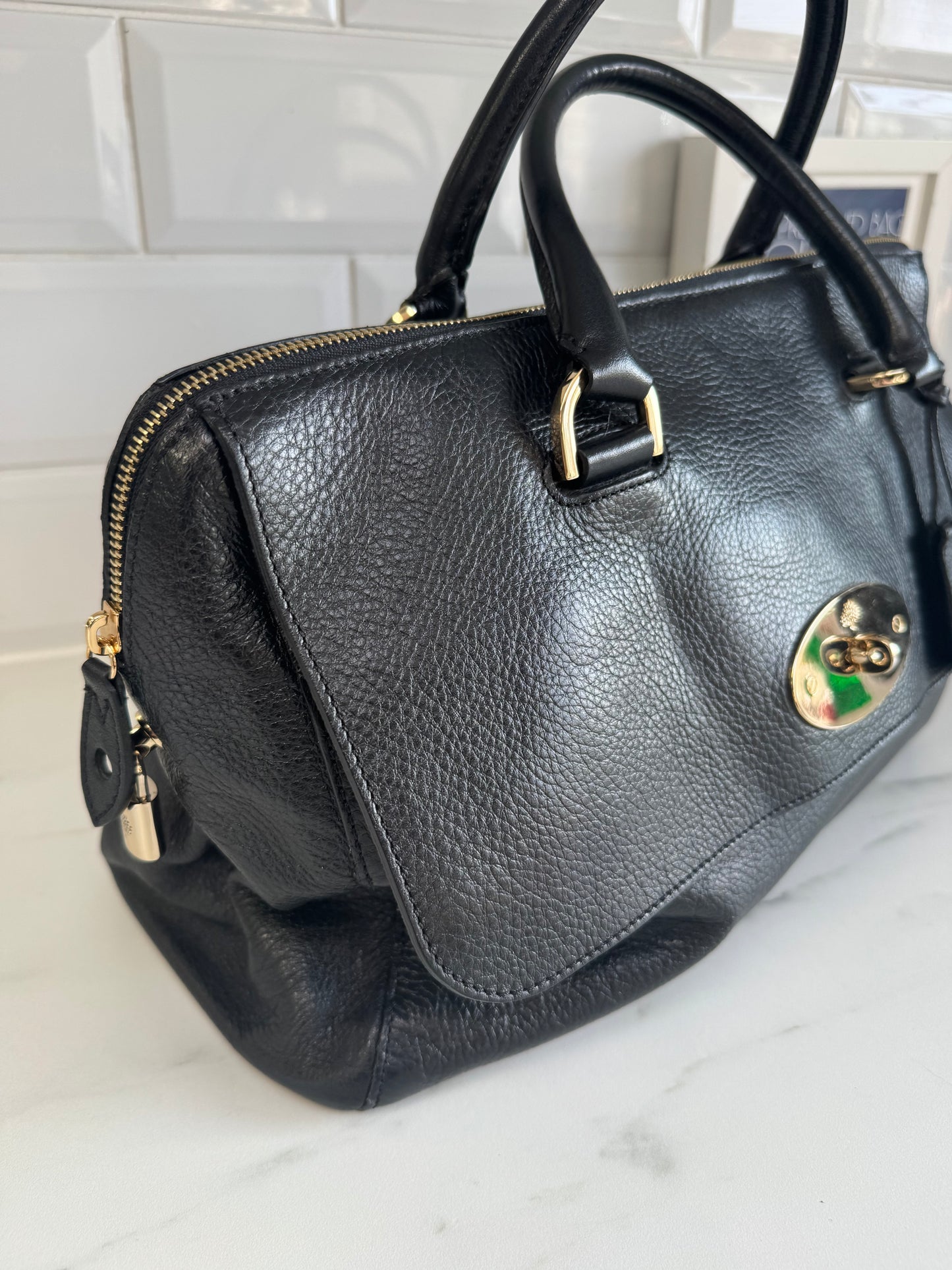 Mulberry Large Del Rey - Black