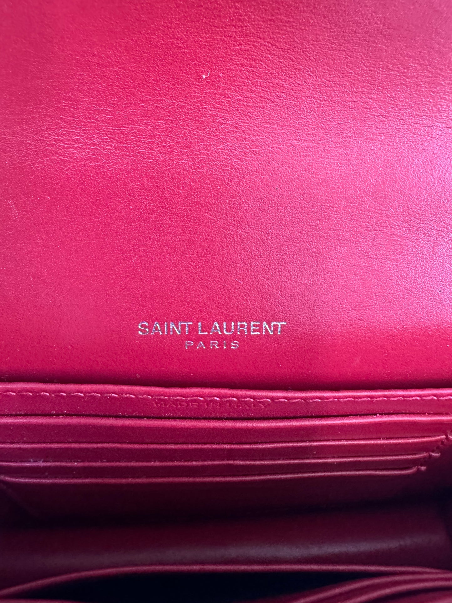 Saint Laurent Mini Sunset - Red