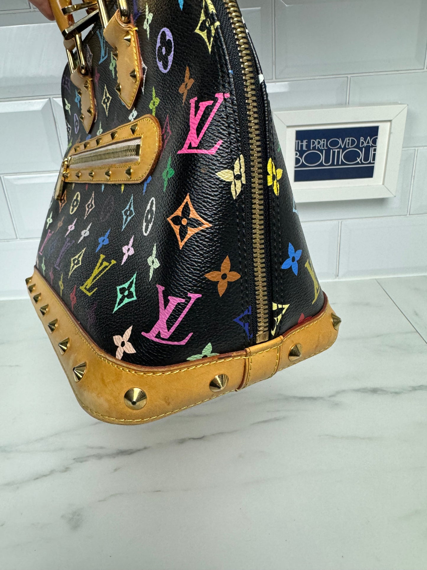 Louis Vuitton Noir Multicolore Alma PM