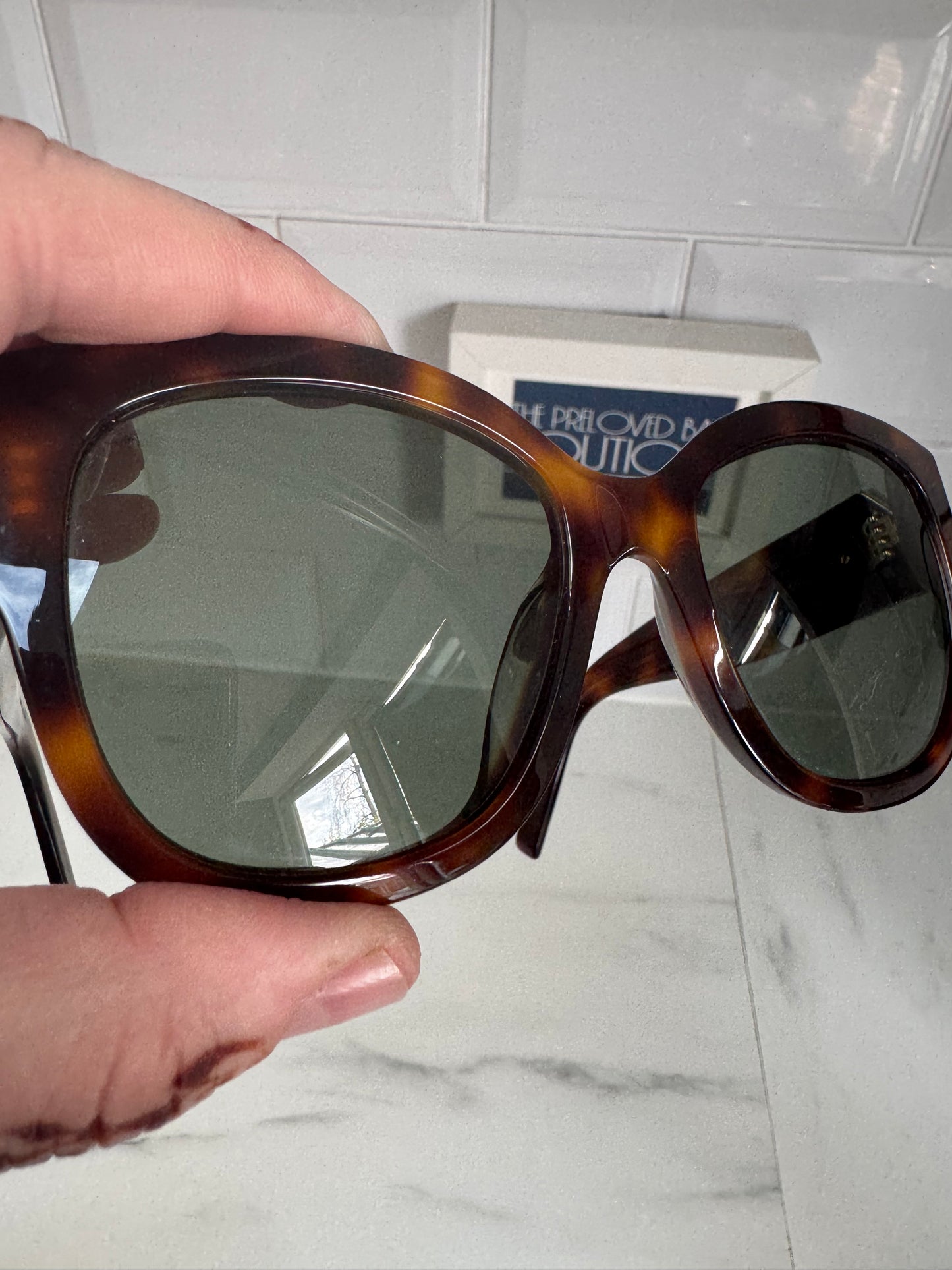 Saint Laurent (YSL) Sun SL/M95 Sunglasses - tortoiseshell