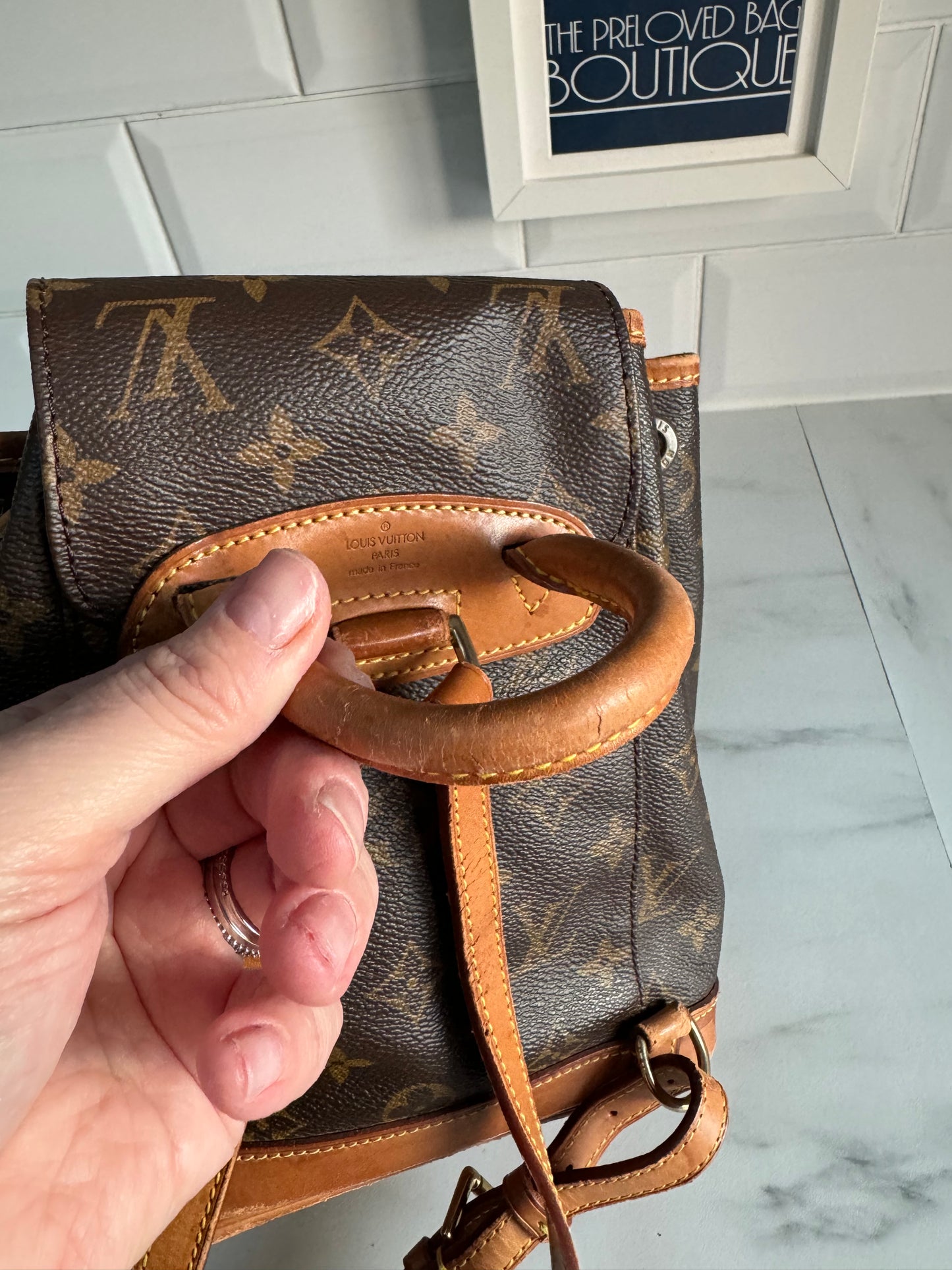 Louis Vuitton Vintage Montsouris Mini Backpack - Monogram