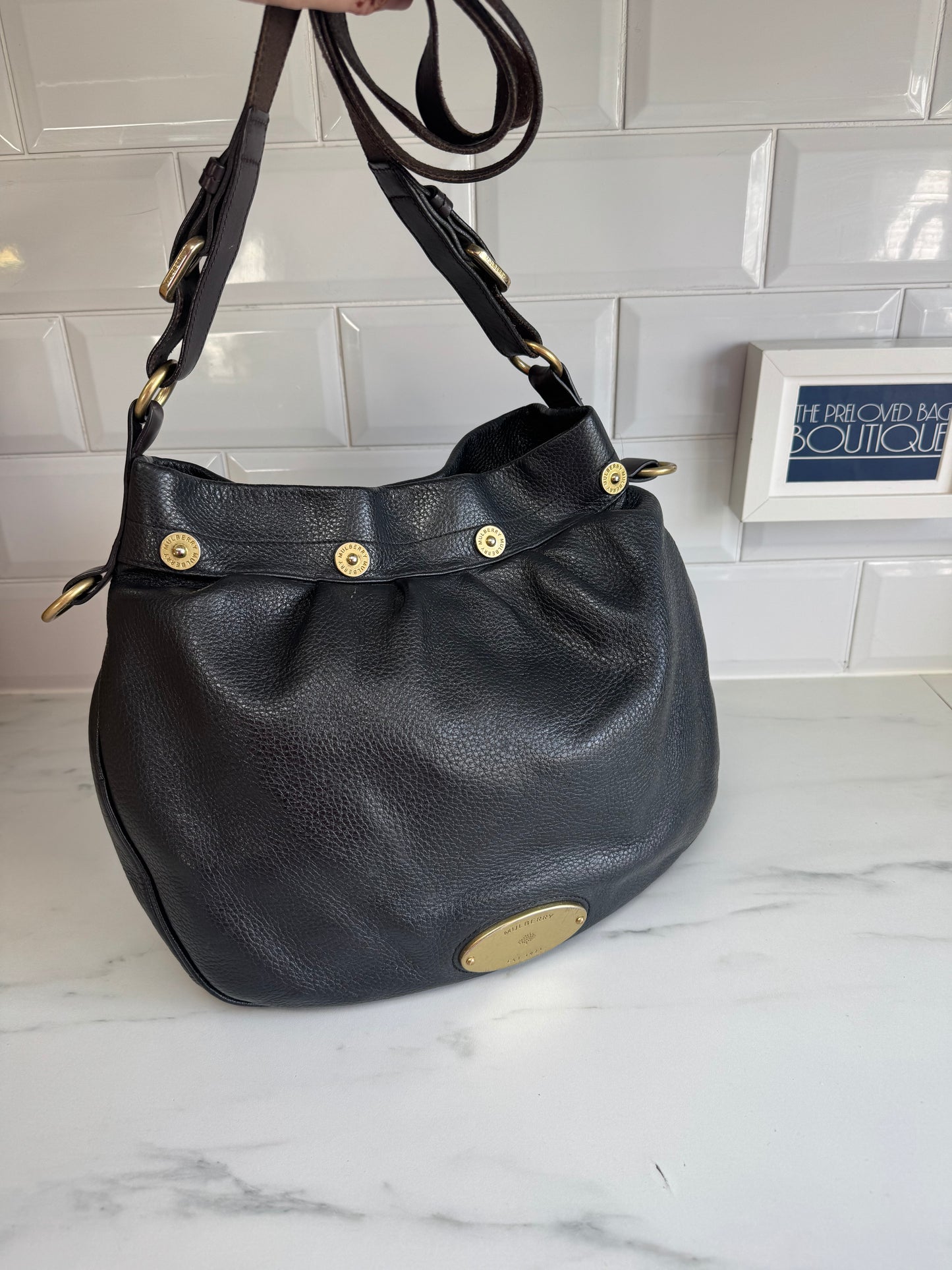 Mulberry Mitzy Messenger (2) - Black