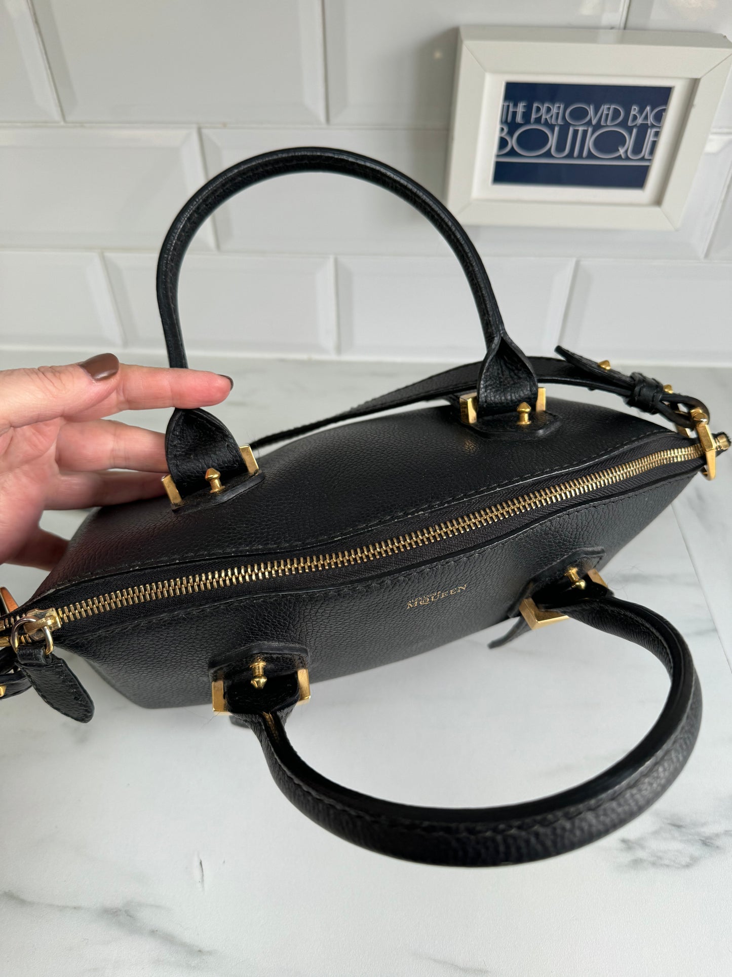 Alexander McQueen Small Legend Bag - Black