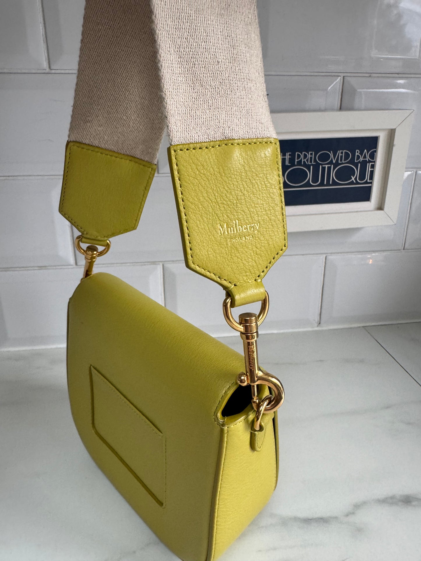 Mulberry Small Darley Satchel - Meadow Green