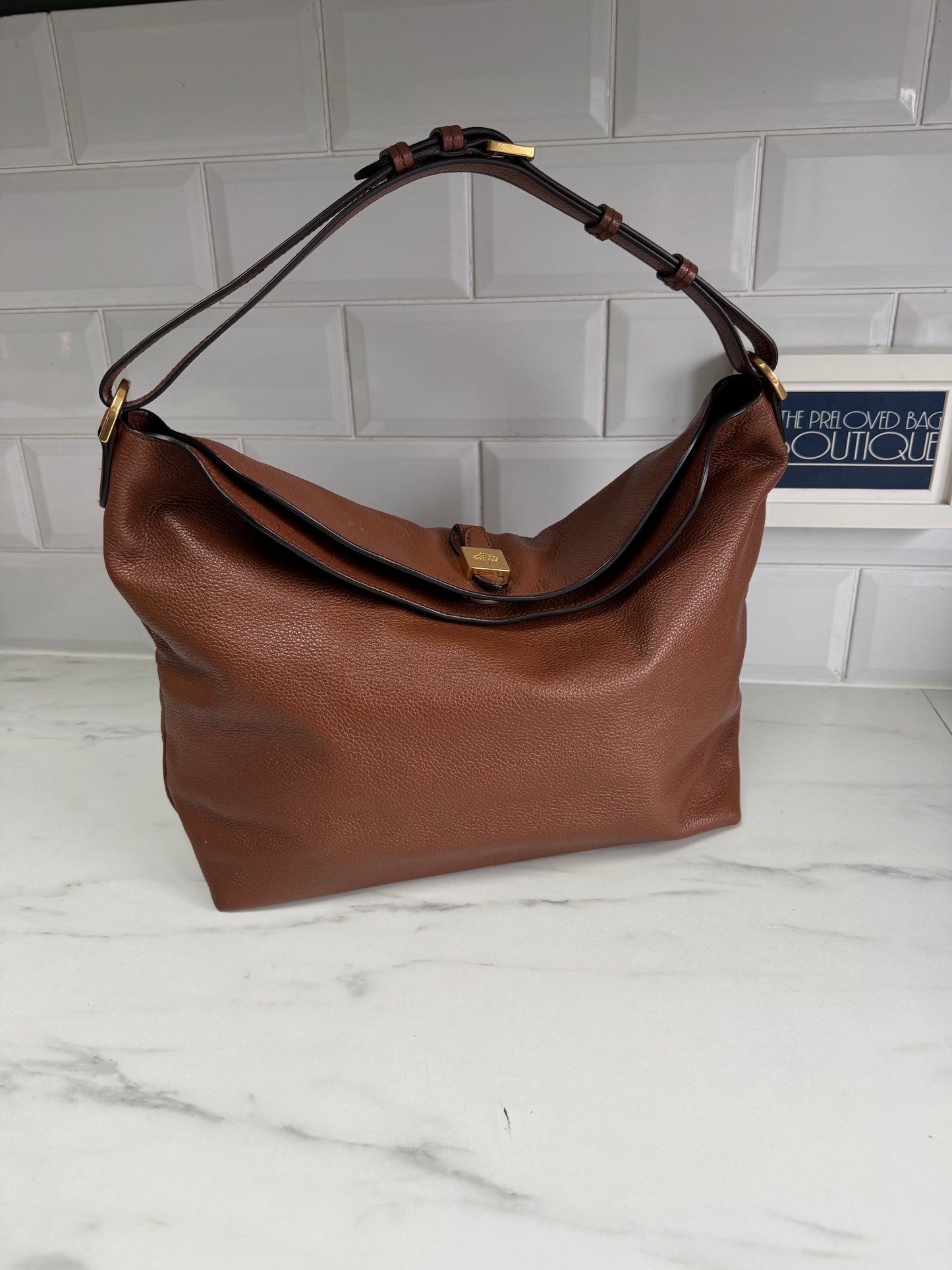 Mulberry Tessie Hobo - Oak