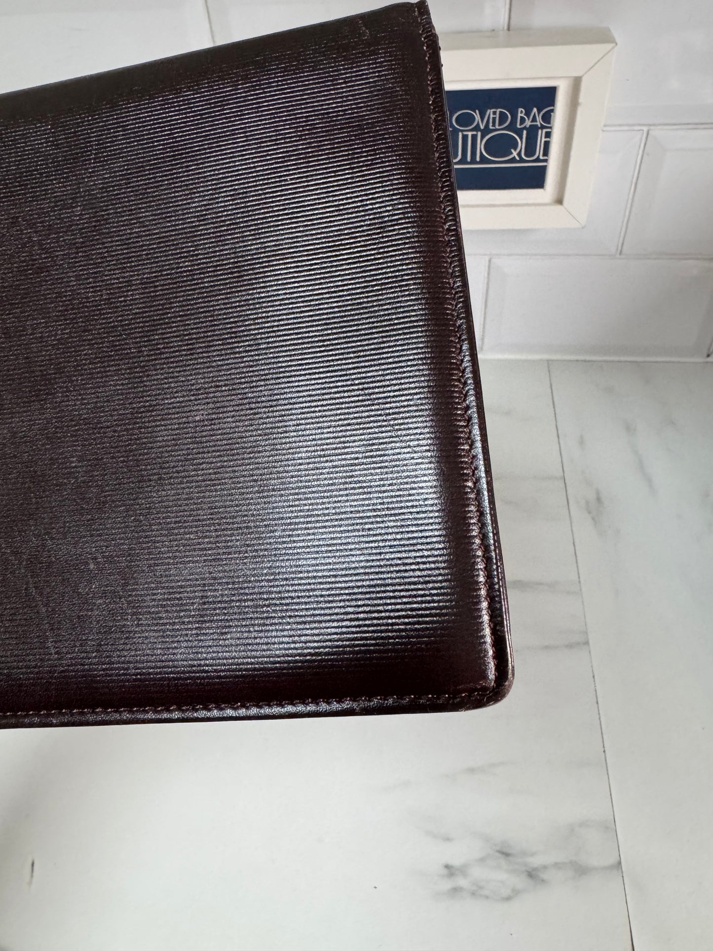 Yves Saint Laurent - Vintage Clutch with Studs - Brown