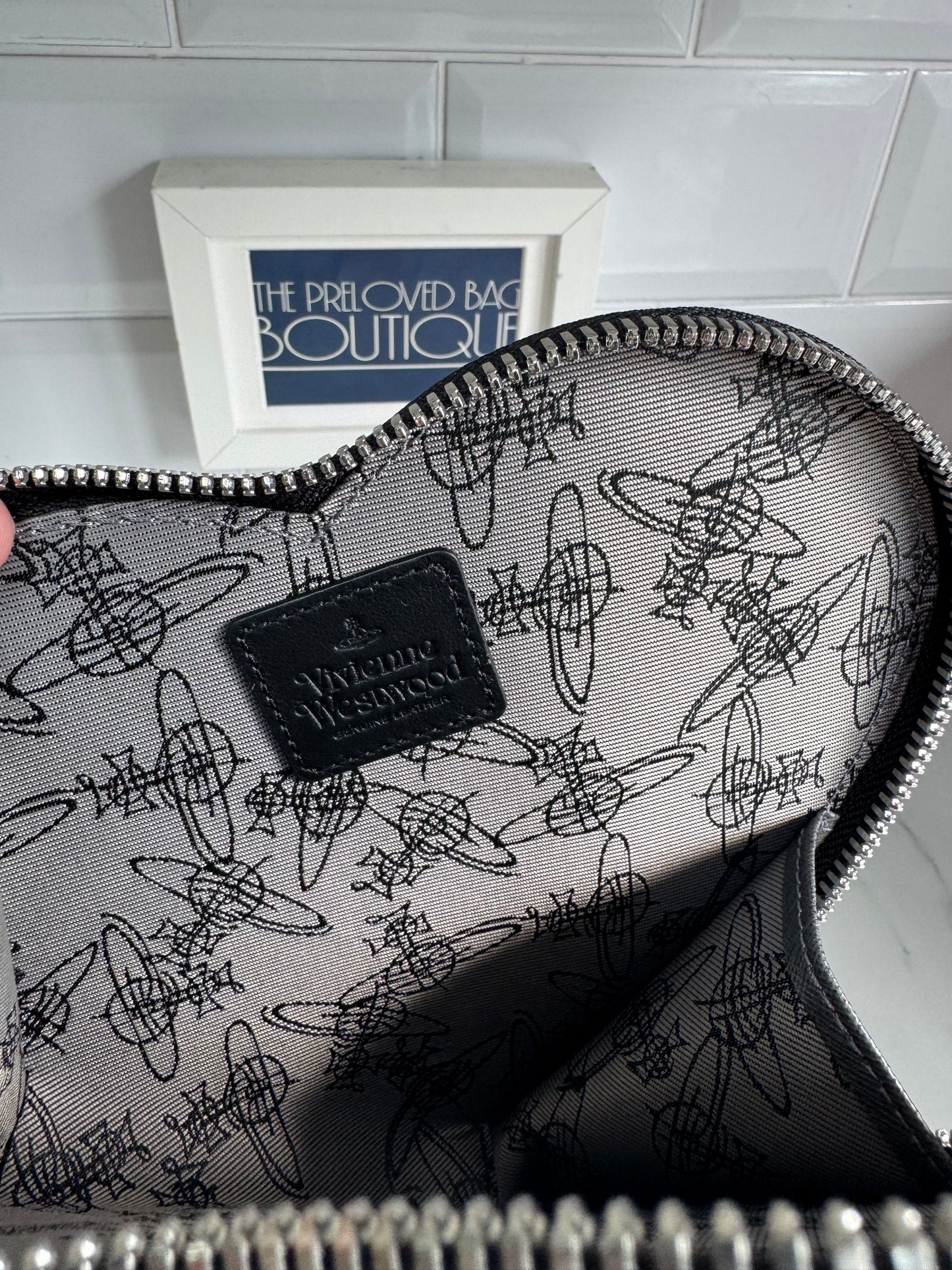 Vivienne Westwood Heart Bag - Anthracite Grey