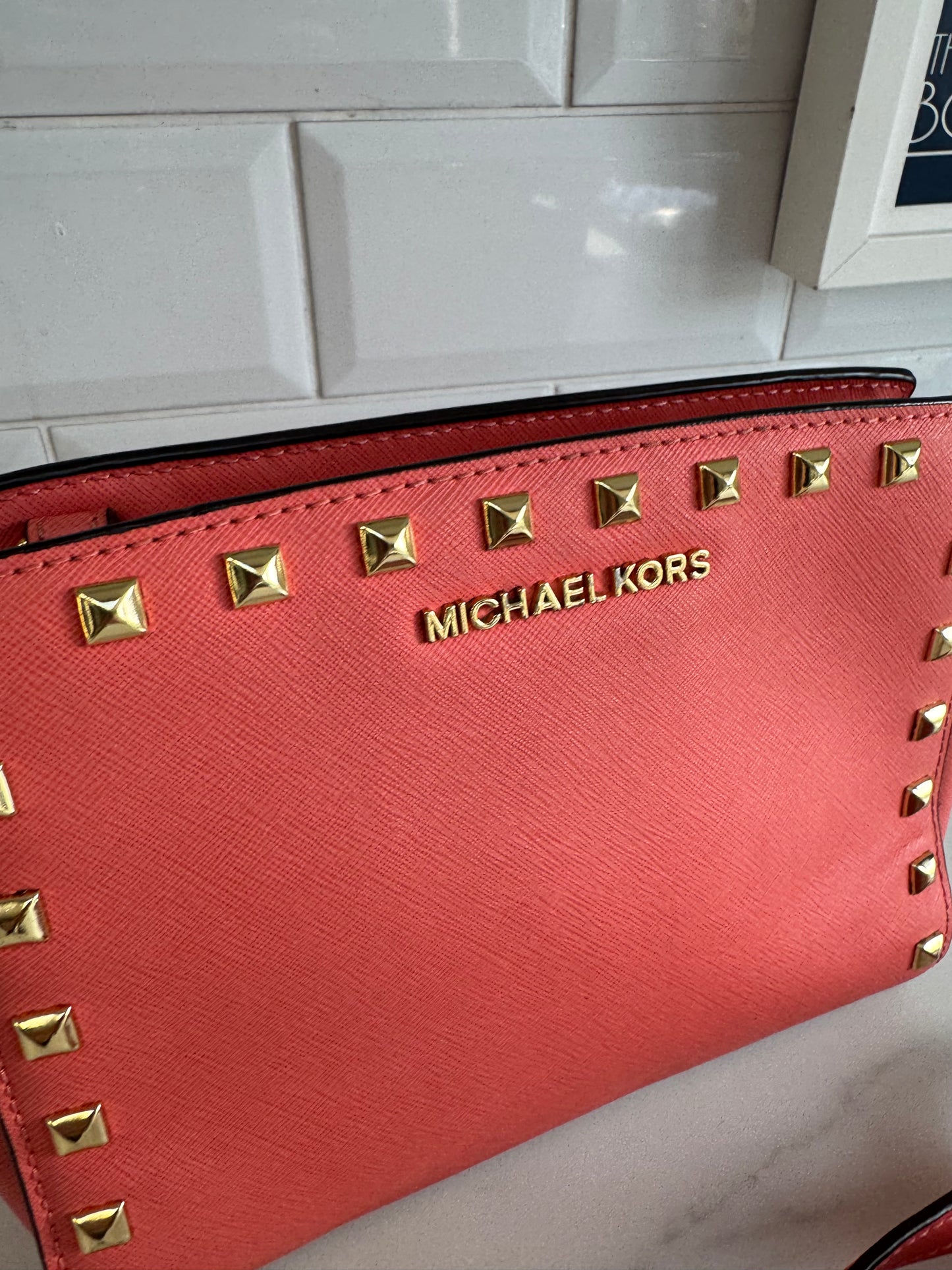 Michael Kors Selma Bag - Coral