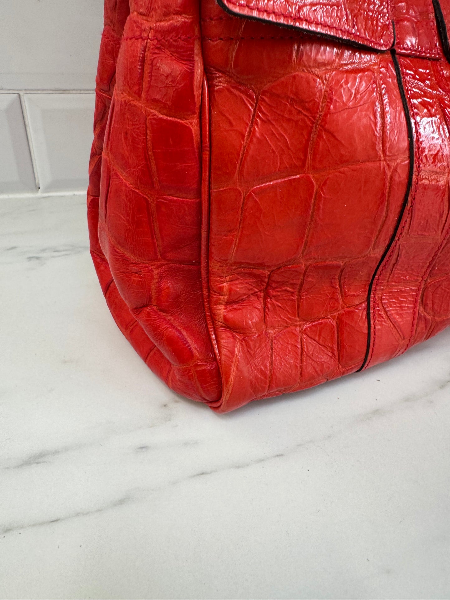 Mulberry Bayswater - Tomato Red Patent