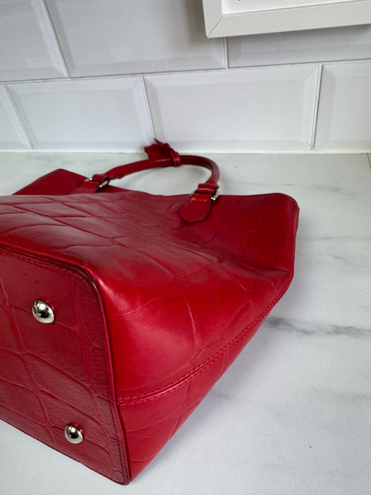 Mulberry Vintage Helier Tote Bag - Red