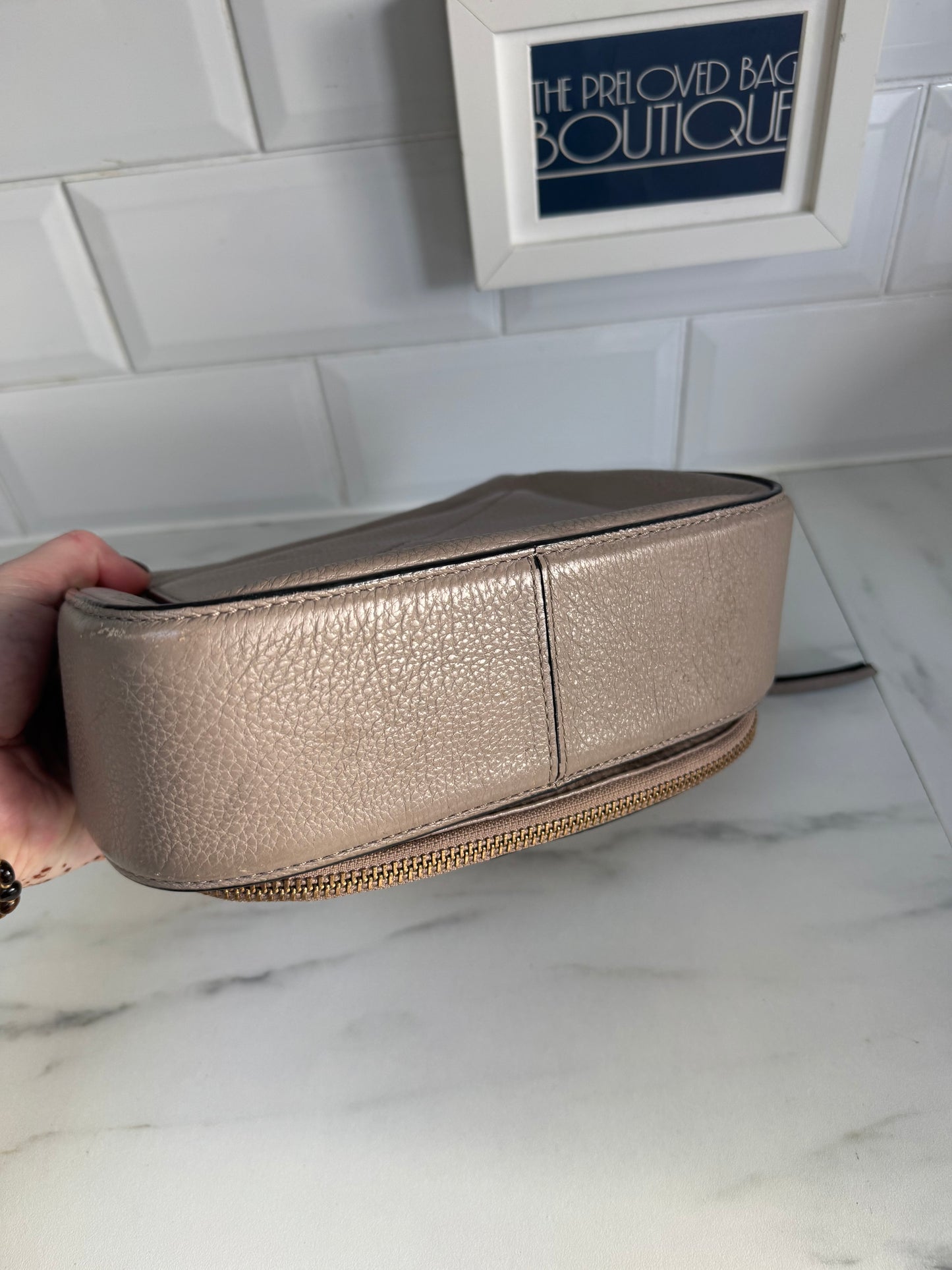 Marc Jacobs Nomad Recruit Small Saddle Bag - Grey
