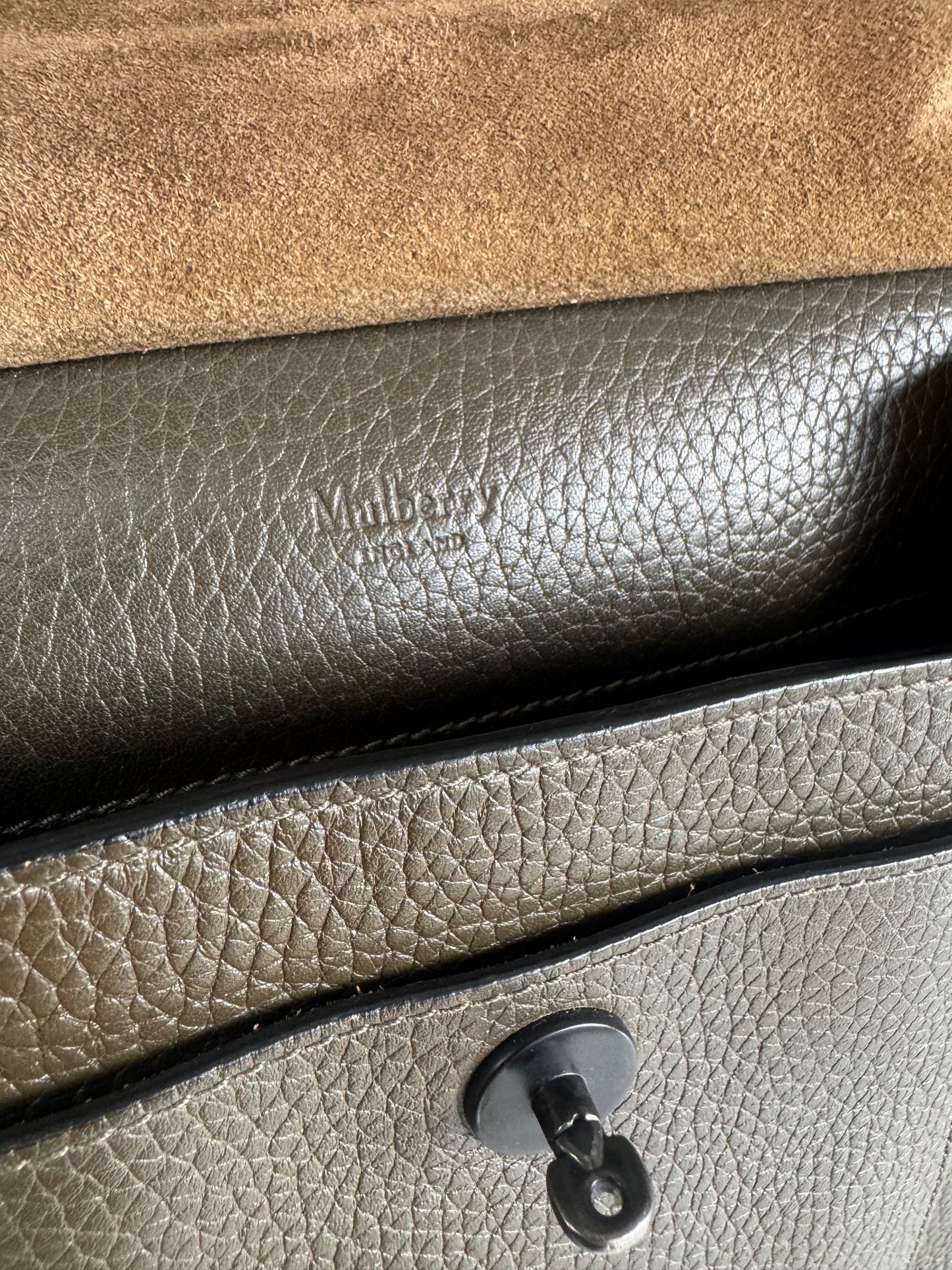 Mulberry Small Antony - Dark Palm