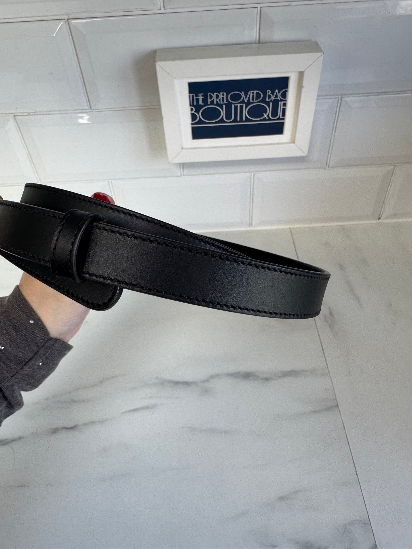 Gucci Slim Belt - Black