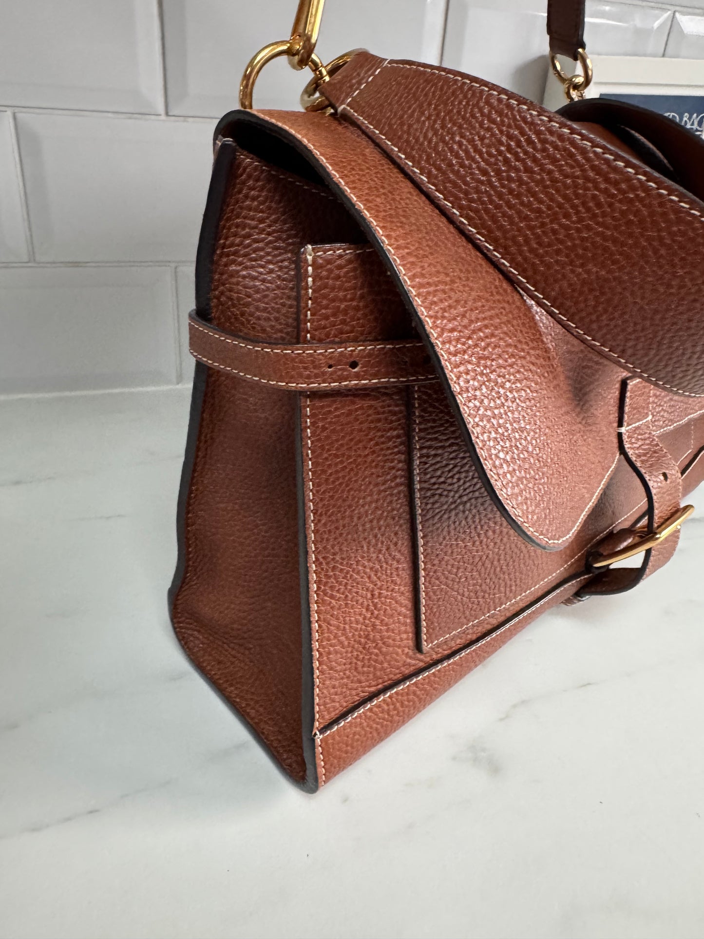 Mulberry Chiltern Satchel - Oak