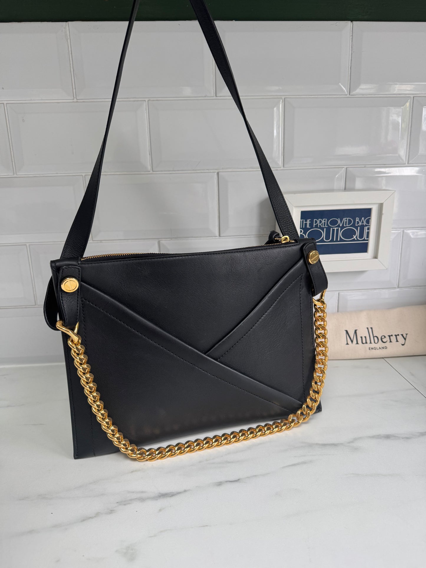 Mulberry M Pouch - Black