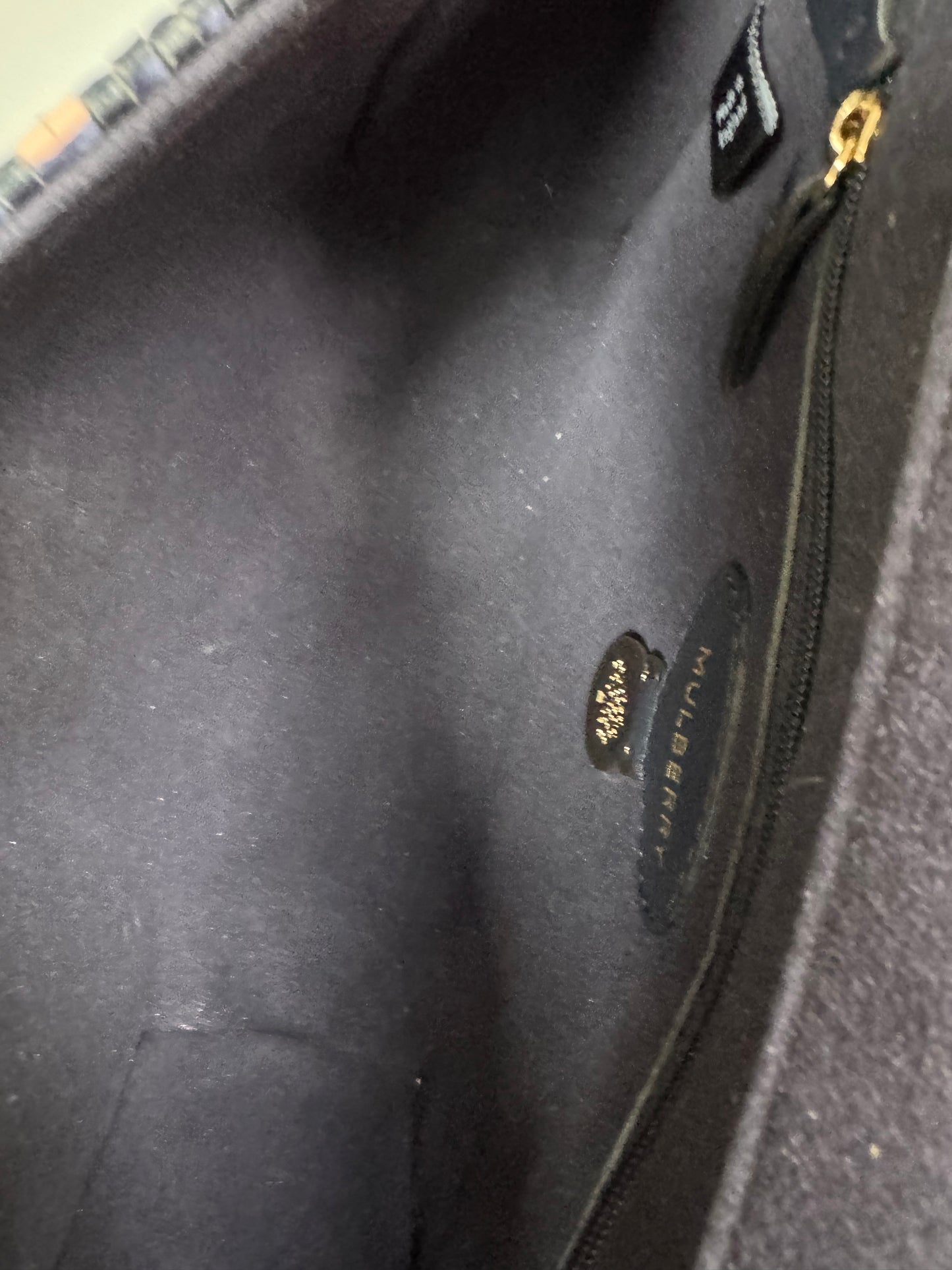 Mulberry Regular Twilight Rafia Lily - blue, pink, black and white