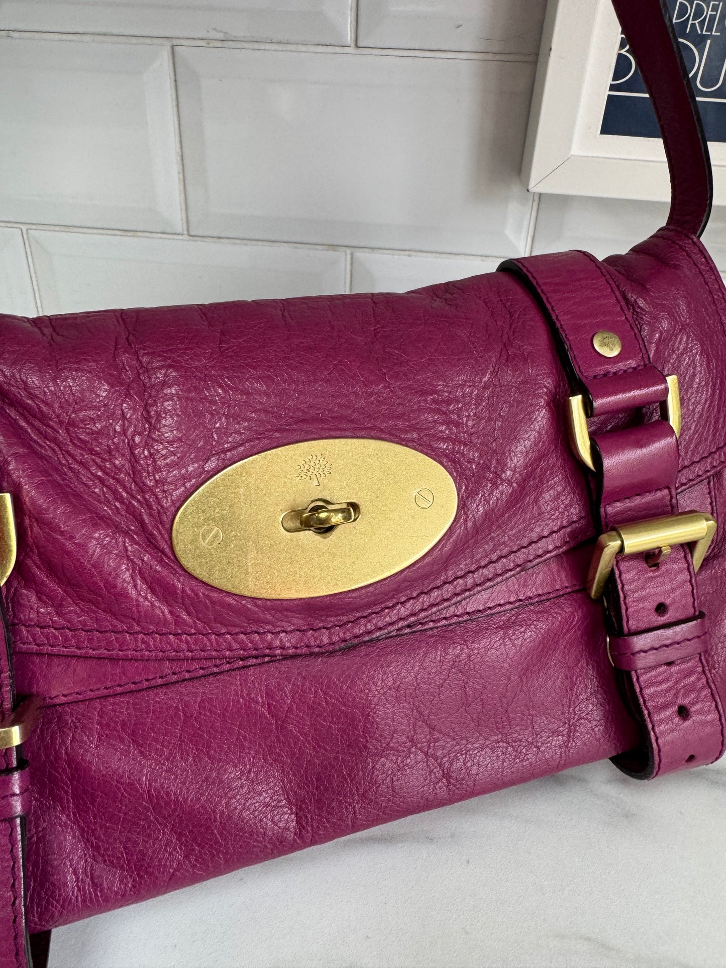 Mulberry Alexa Clutch - Plum