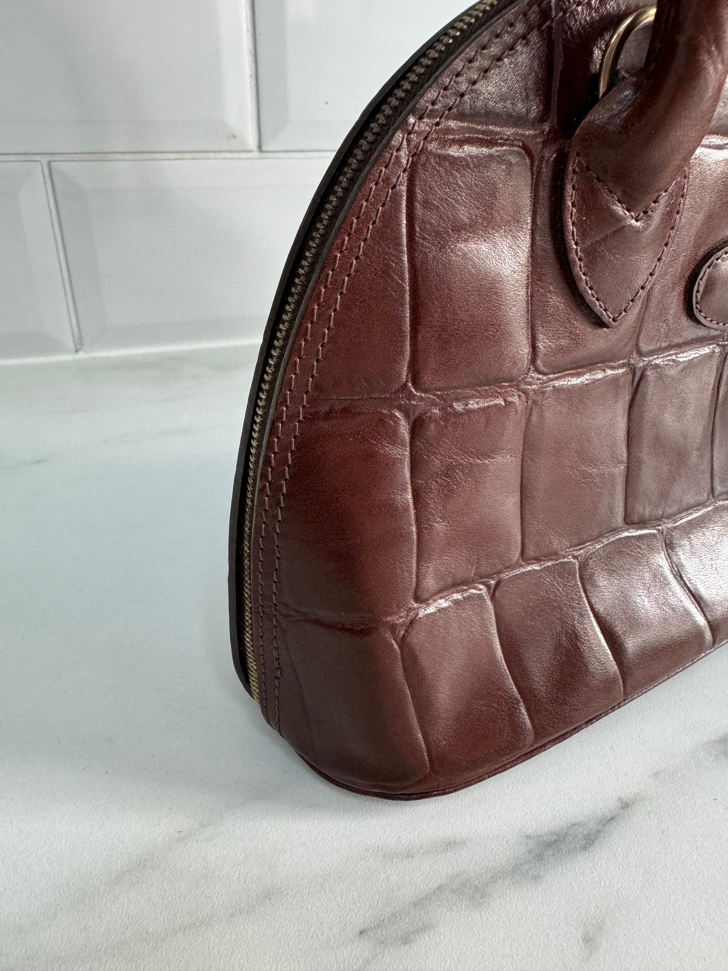 Mulberry Vintage Edbury - Chocolate Brown