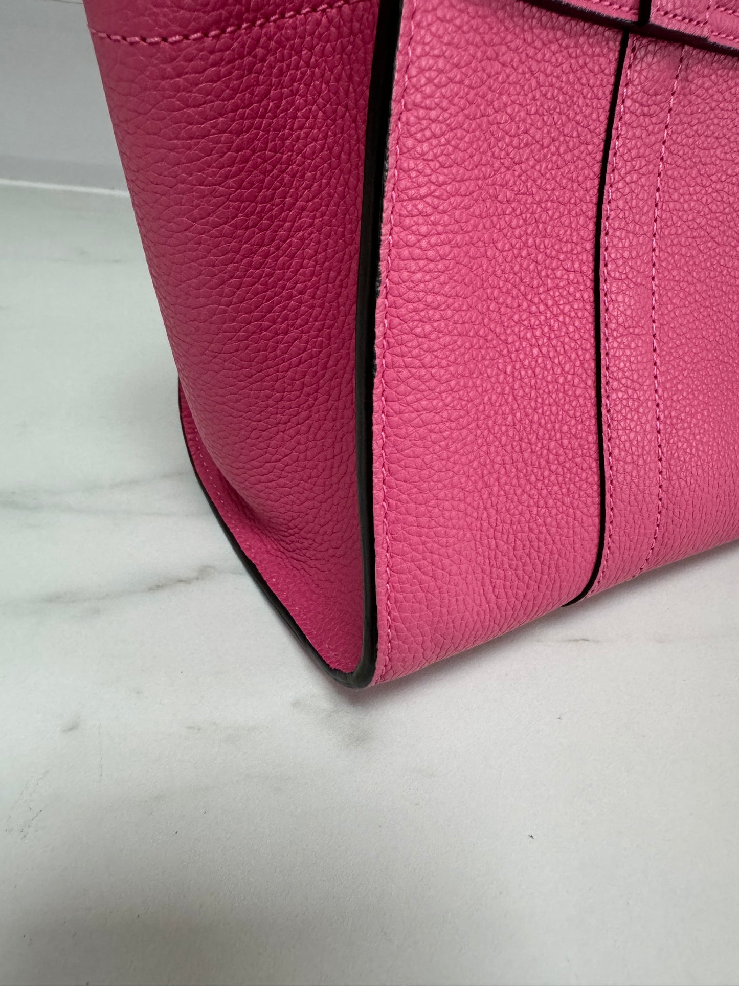 Mulberry Small Bayswater with strap - Candy Pink